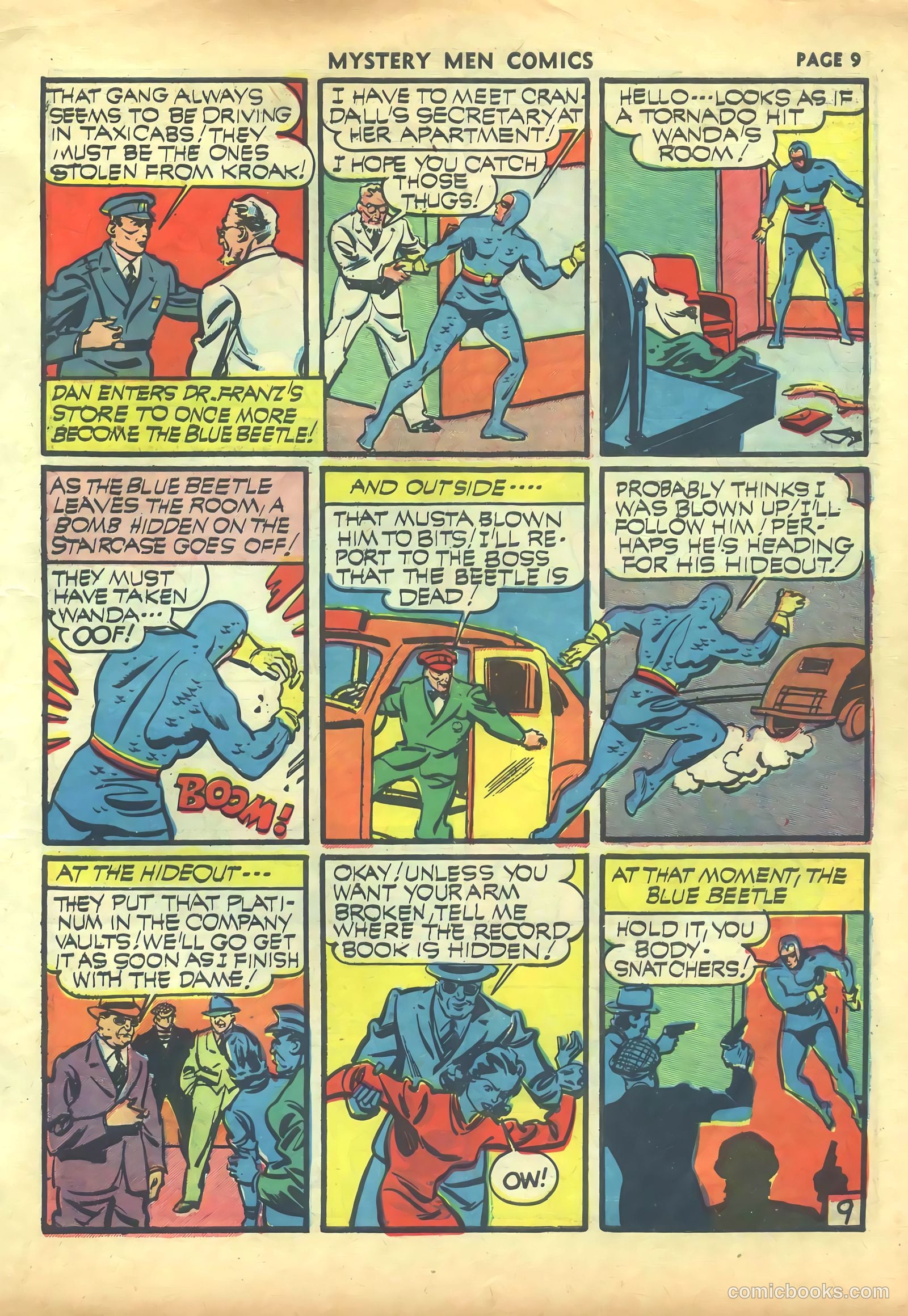 Mystery Men Comics #27 (1941) — page 11 of 68