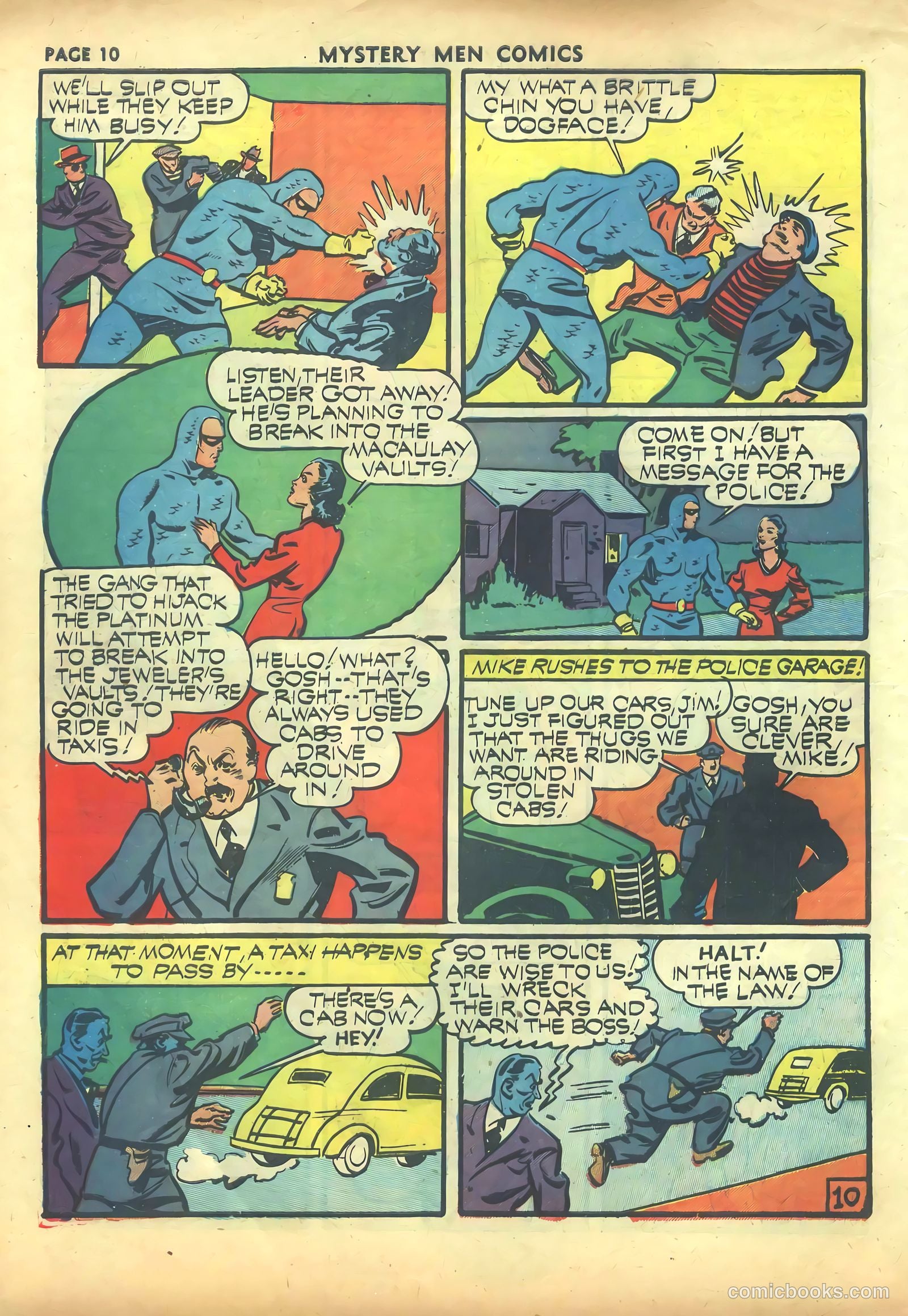 Mystery Men Comics #27 (1941) — page 12 of 68