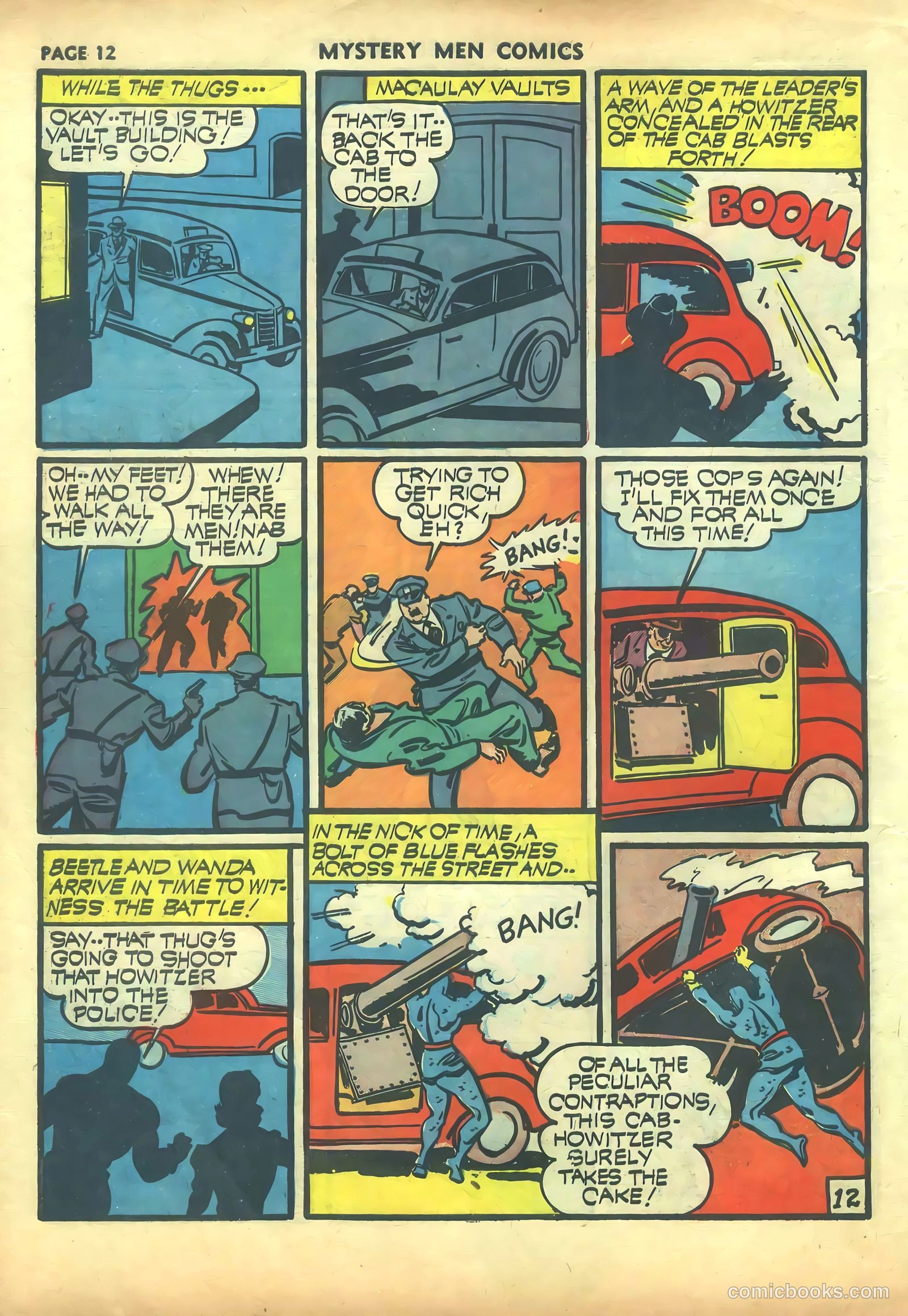 Mystery Men Comics #27 (1941) — page 14 of 68