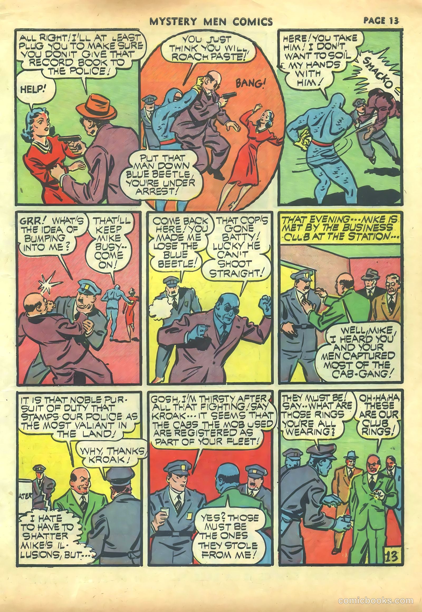 Mystery Men Comics #27 (1941) — page 15 of 68