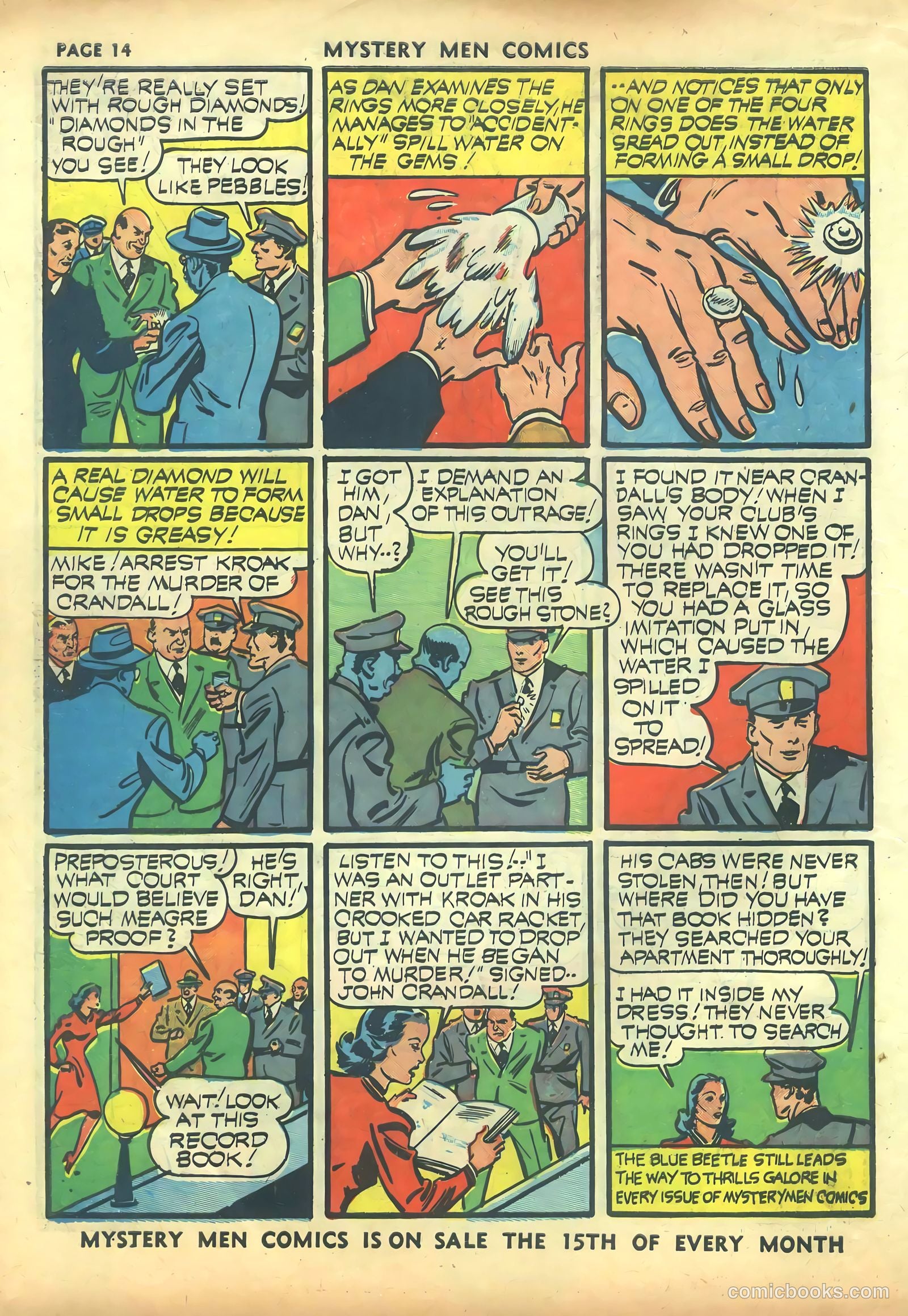 Mystery Men Comics #27 (1941) — page 16 of 68