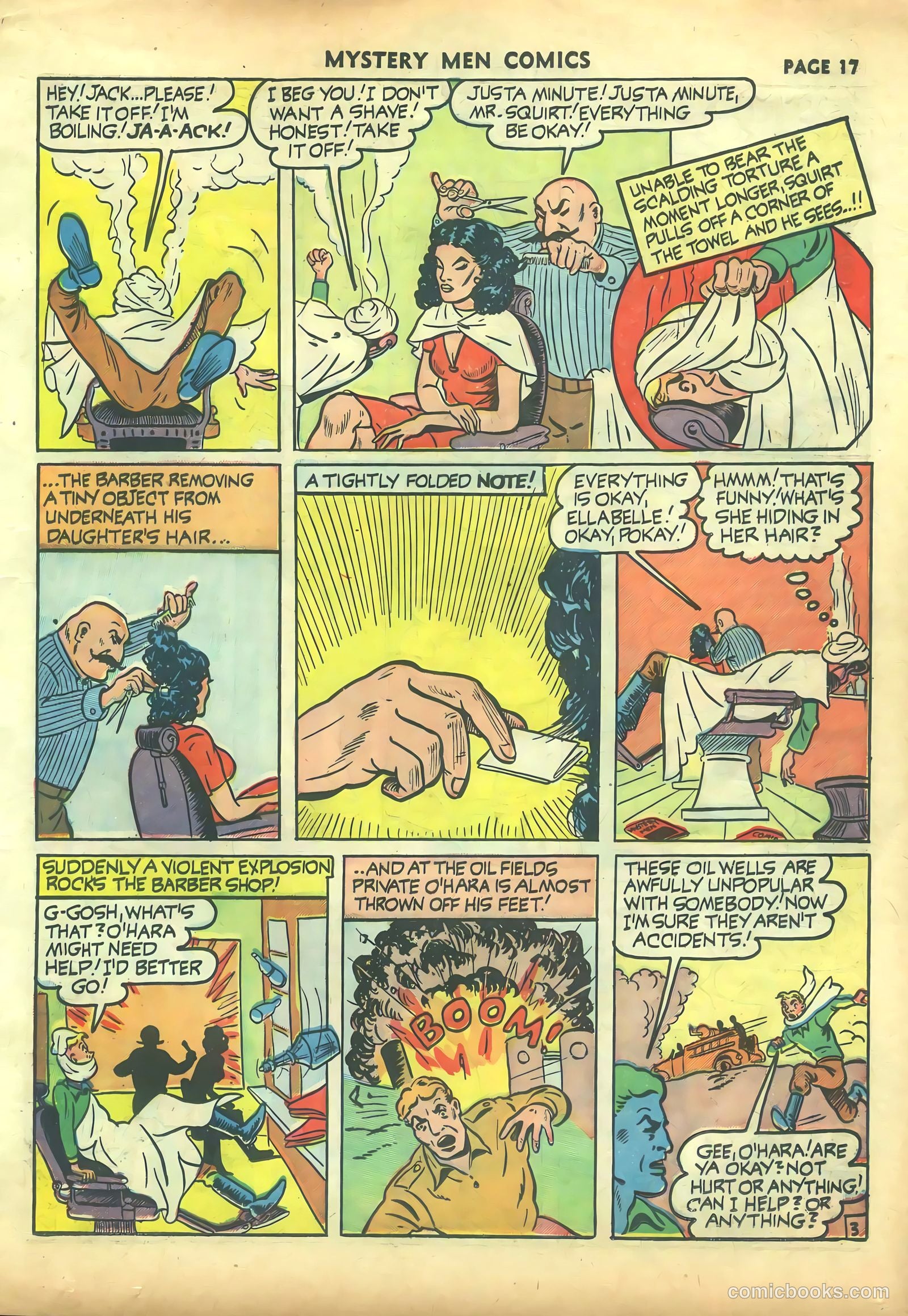 Mystery Men Comics #27 (1941) — page 19 of 68