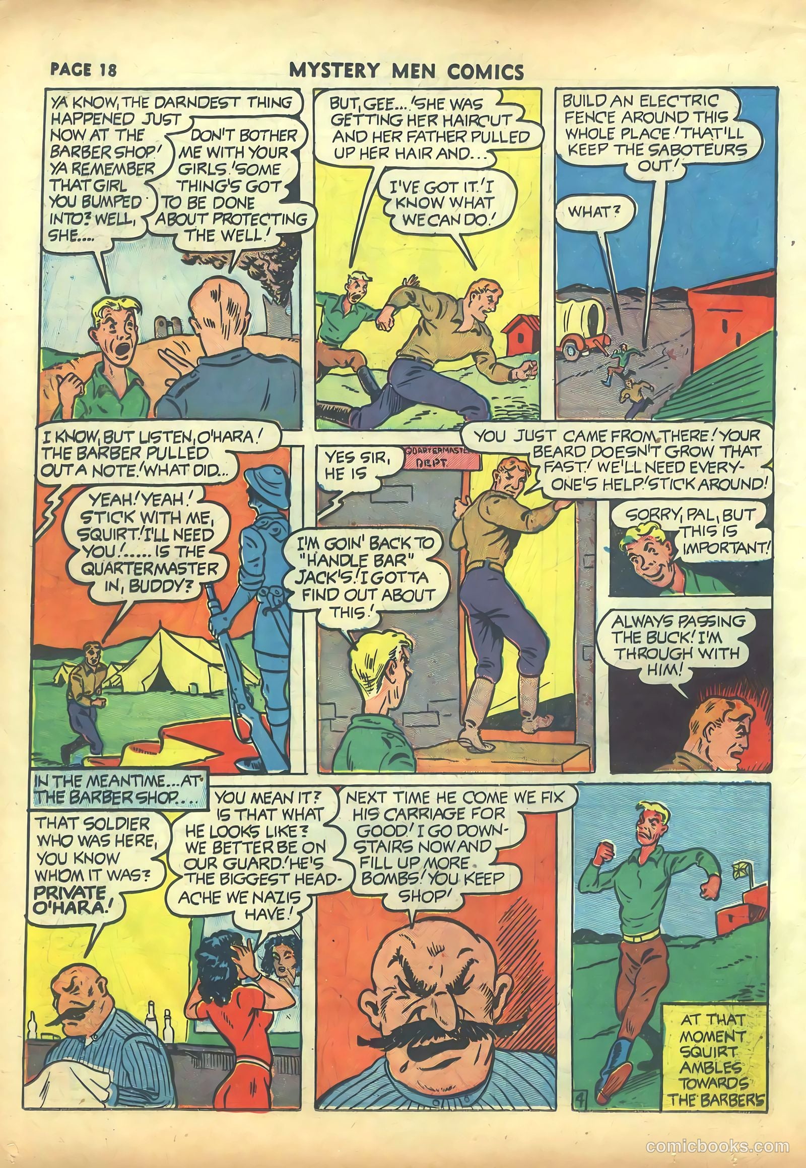 Mystery Men Comics #27 (1941) — page 20 of 68