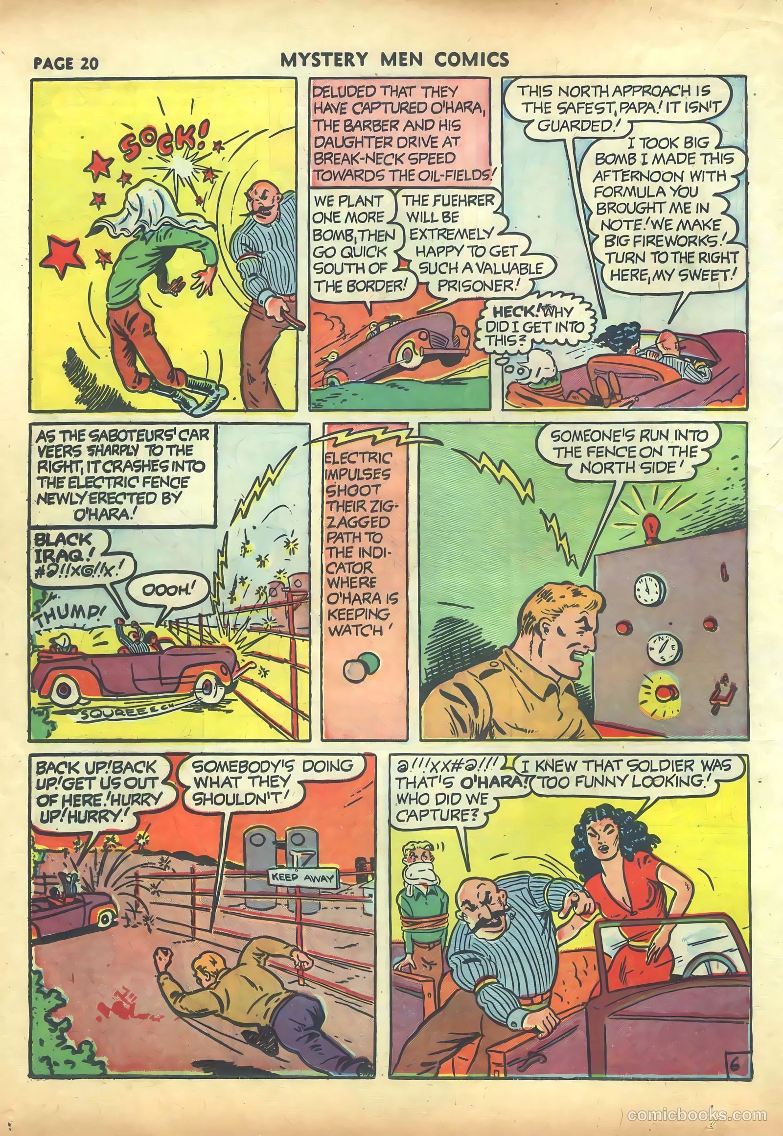 Mystery Men Comics #27 (1941) — page 22 of 68