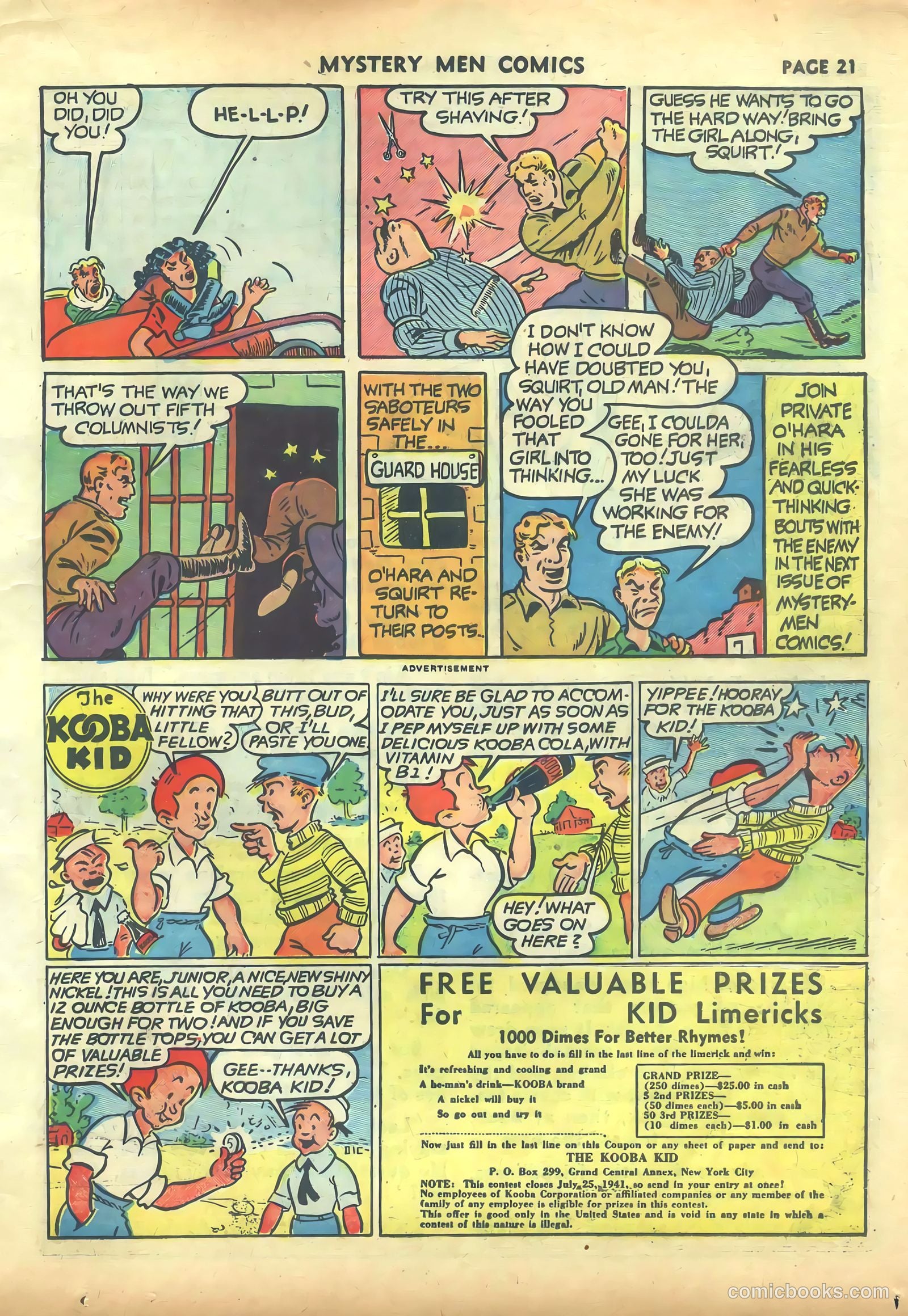 Mystery Men Comics #27 (1941) — page 23 of 68