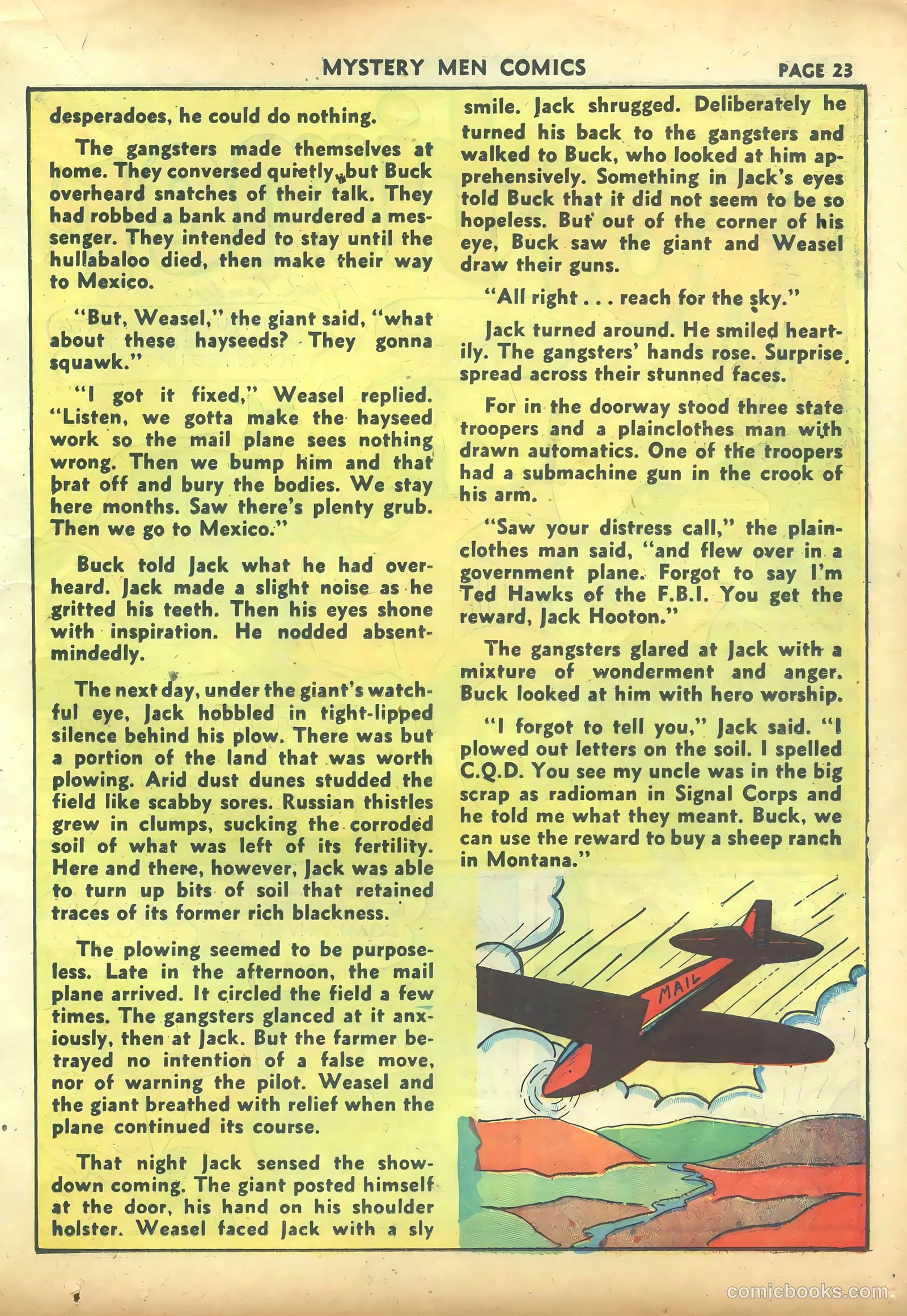 Mystery Men Comics #27 (1941) — page 25 of 68