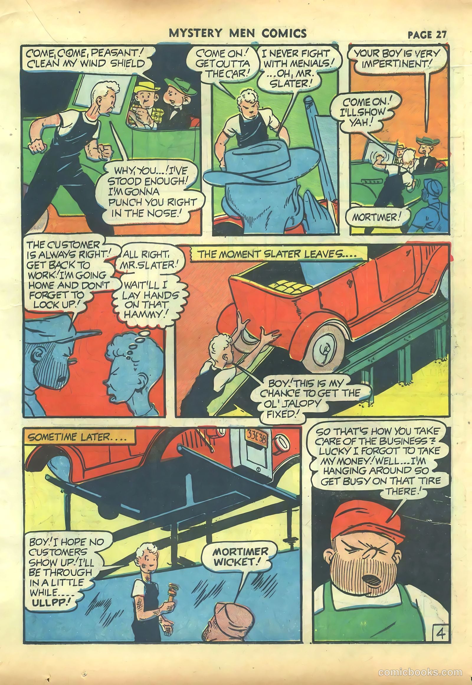 Mystery Men Comics #27 (1941) — page 29 of 68