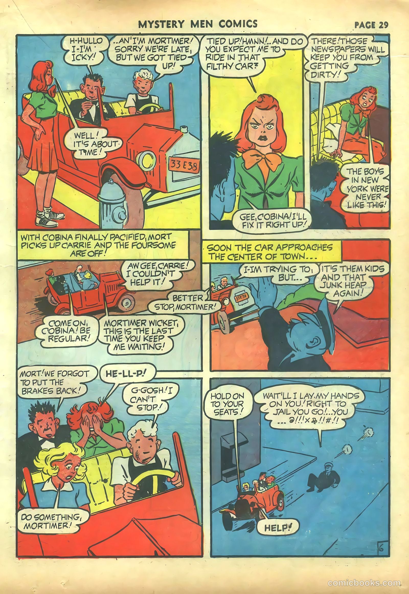 Mystery Men Comics #27 (1941) — page 31 of 68