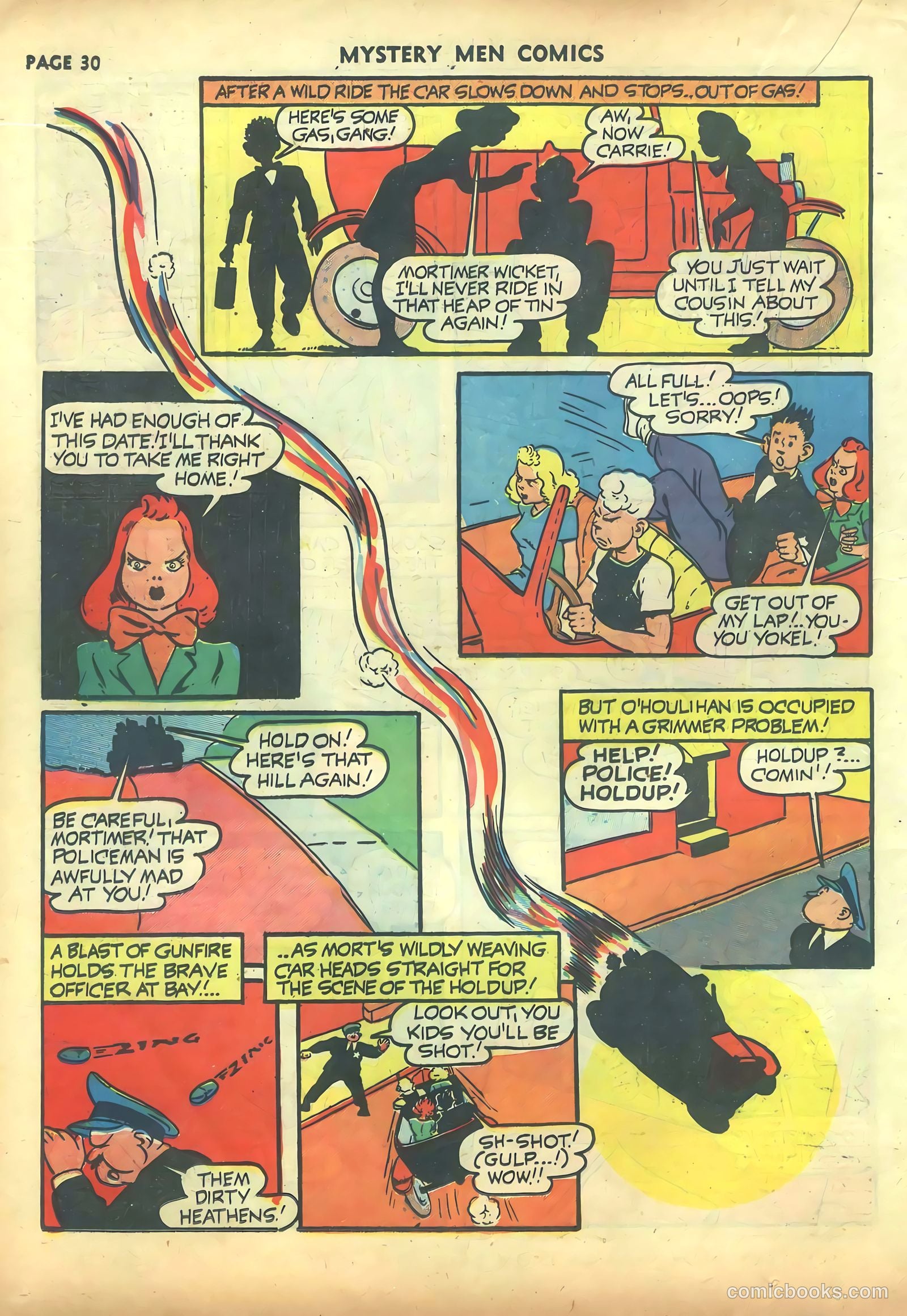 Mystery Men Comics #27 (1941) — page 32 of 68
