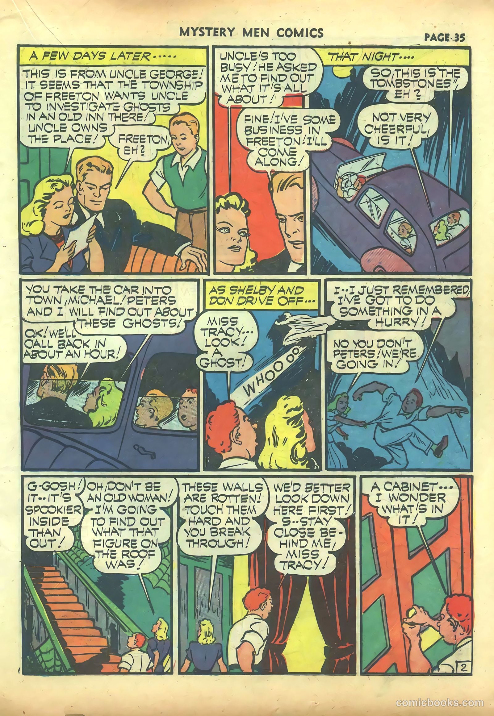 Mystery Men Comics #27 (1941) — page 37 of 68