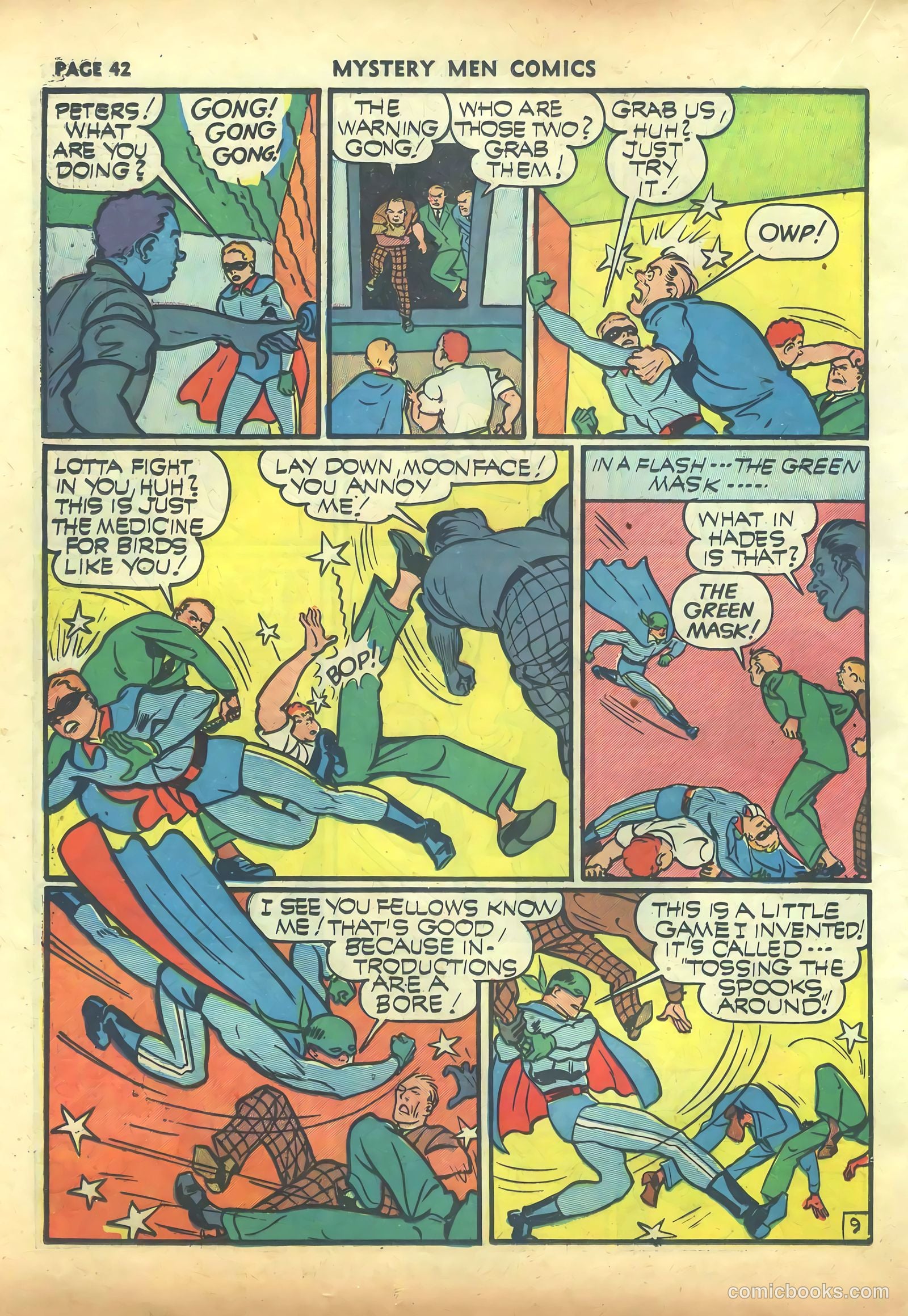Mystery Men Comics #27 (1941) — page 44 of 68