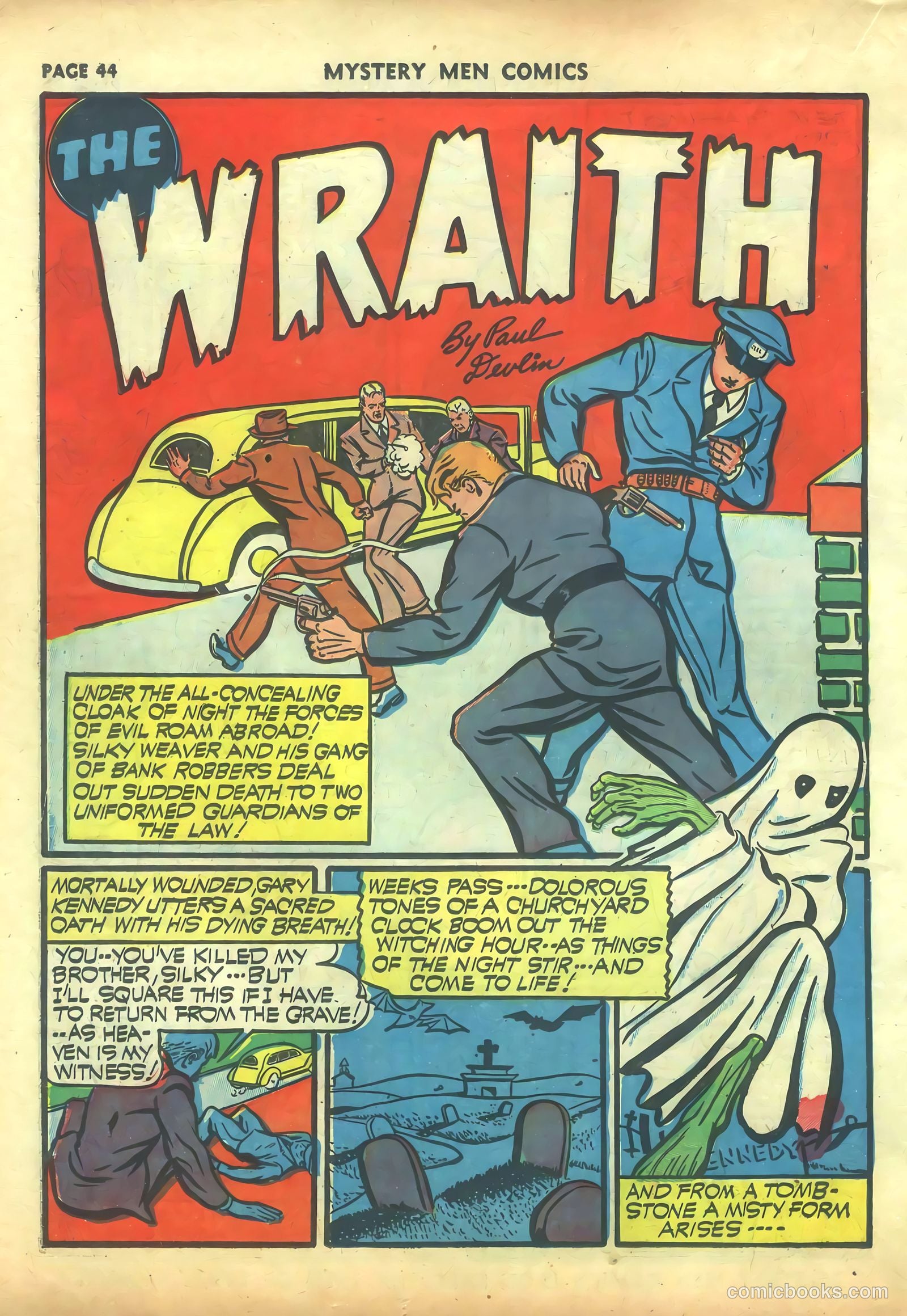 Mystery Men Comics #27 (1941) — page 46 of 68