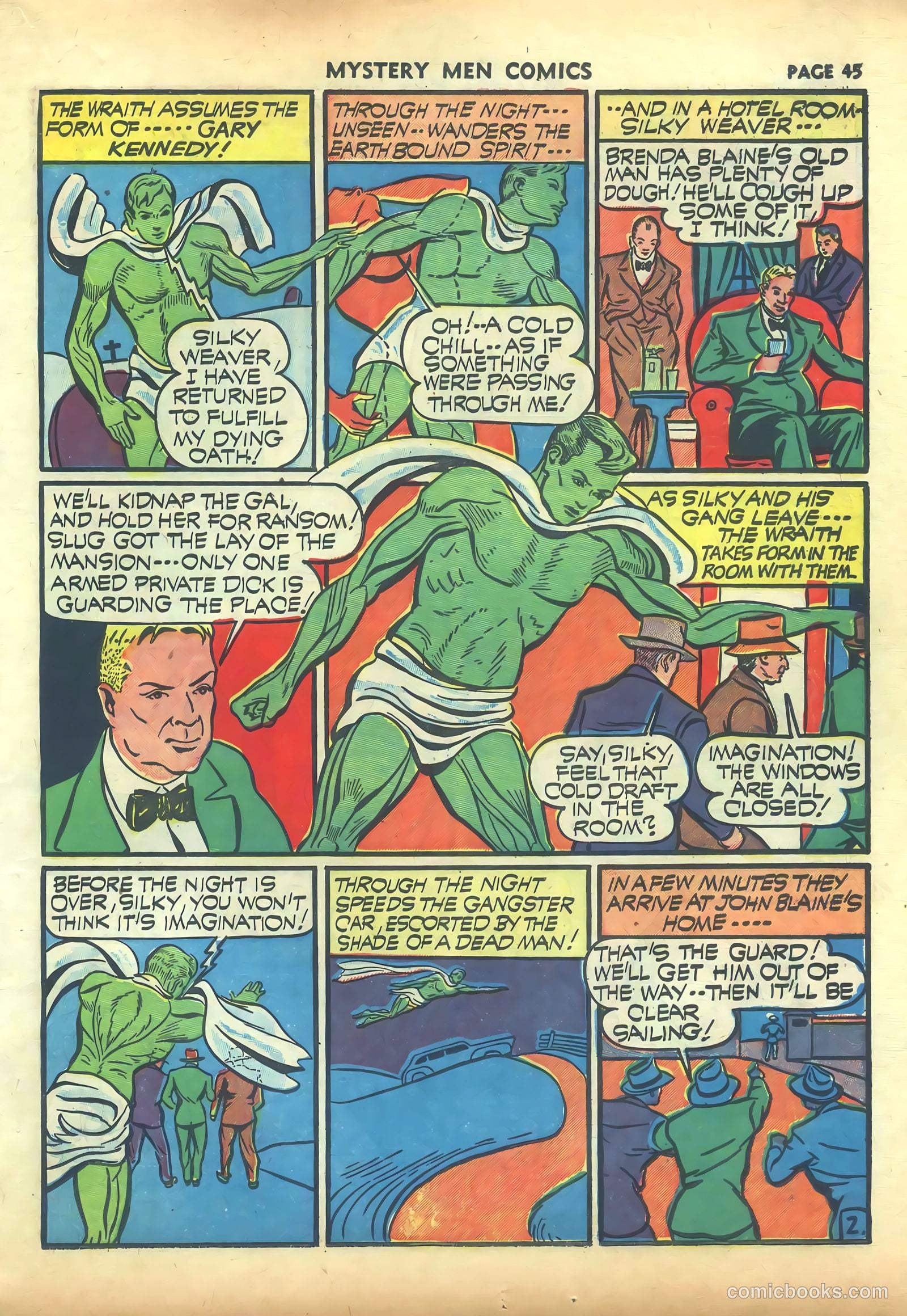 Mystery Men Comics #27 (1941) — page 47 of 68