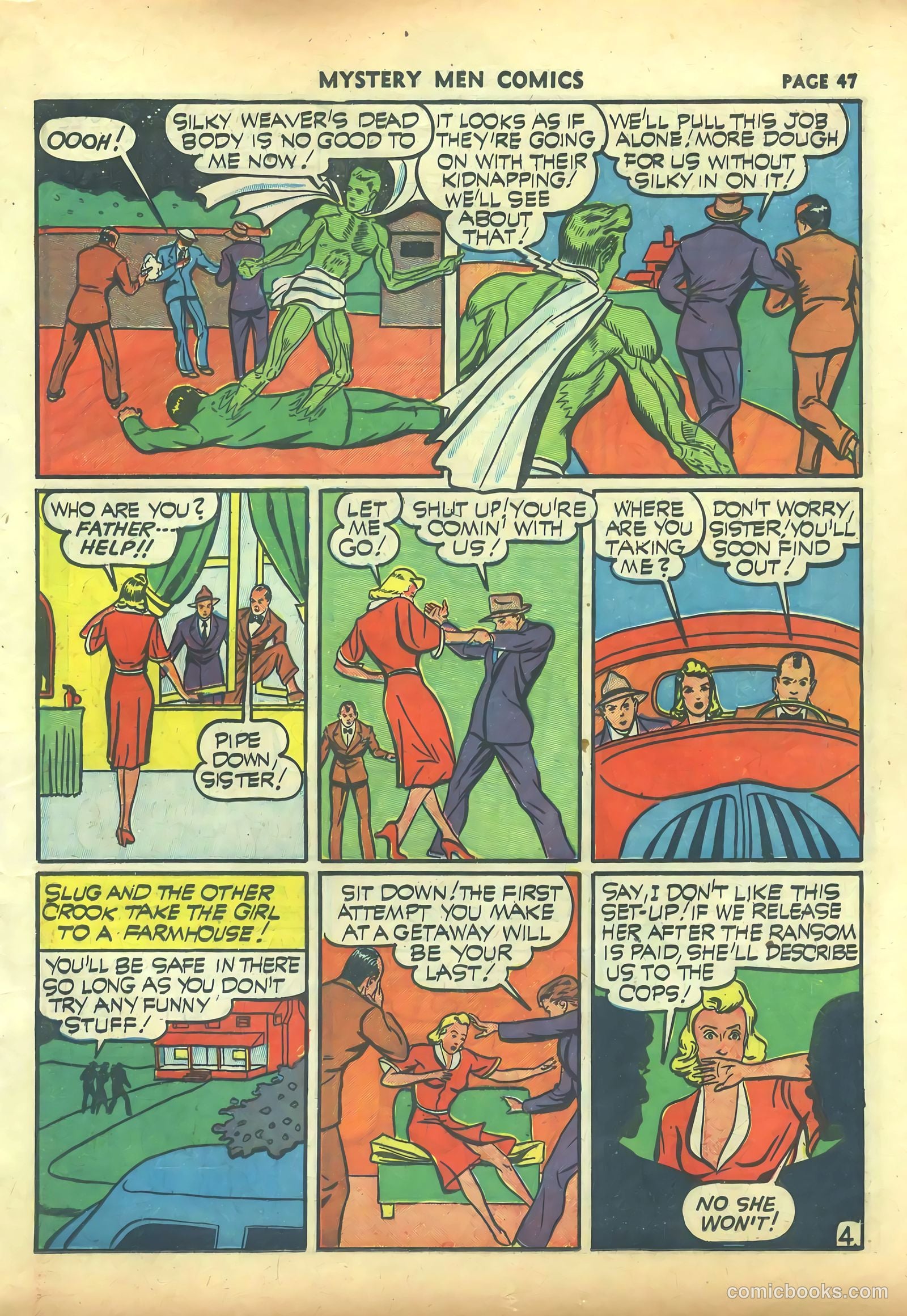 Mystery Men Comics #27 (1941) — page 49 of 68