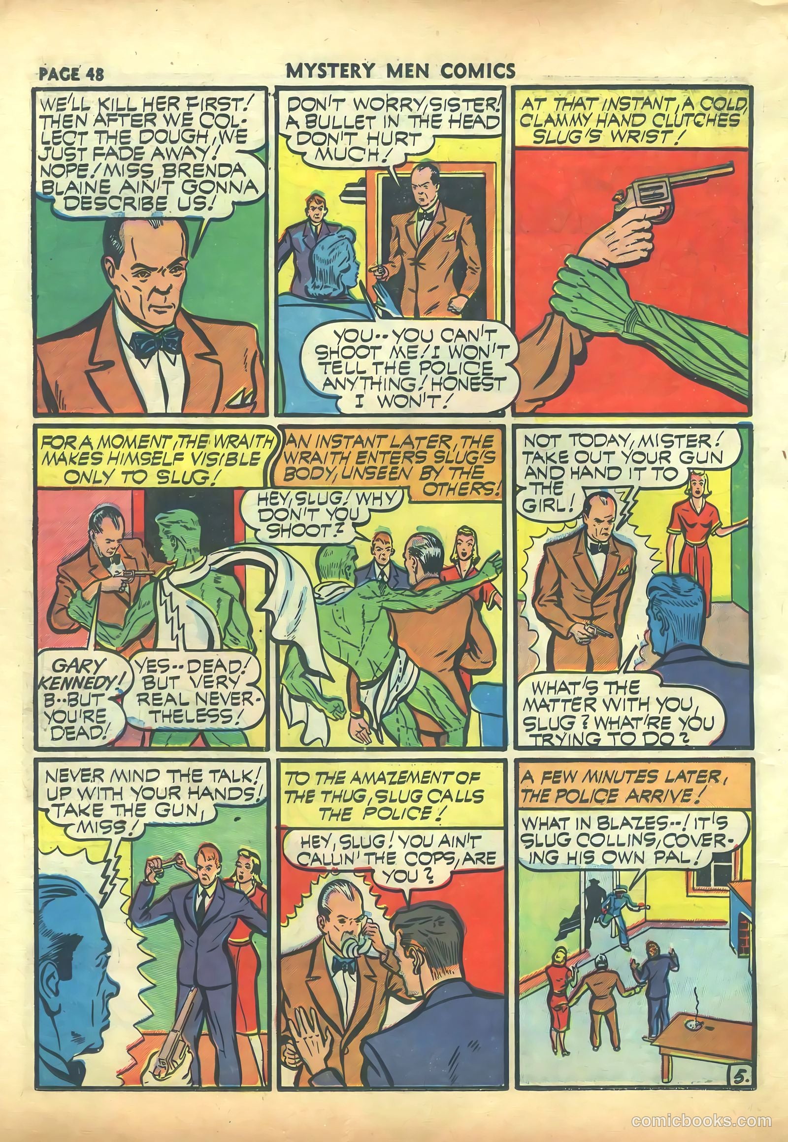 Mystery Men Comics #27 (1941) — page 50 of 68