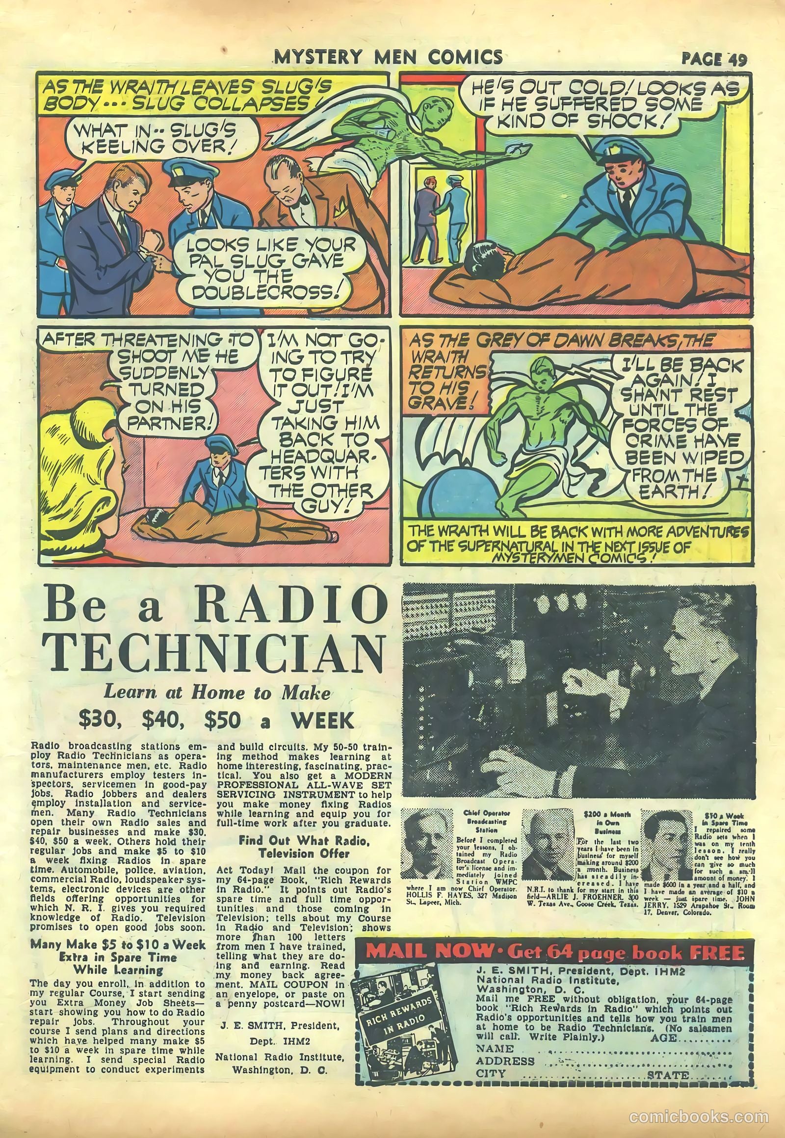 Mystery Men Comics #27 (1941) — page 51 of 68