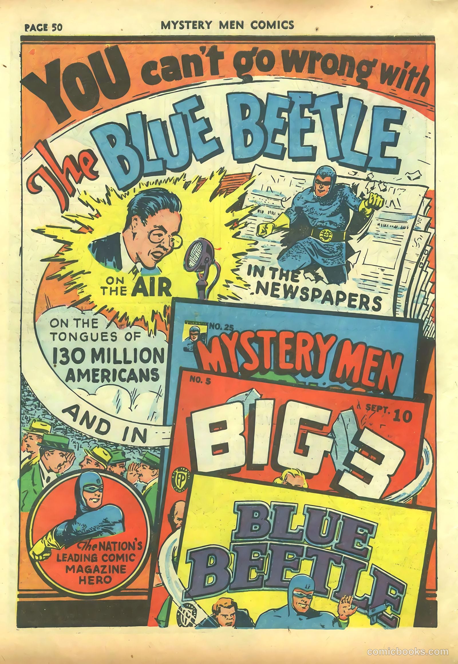 Mystery Men Comics #27 (1941) — page 52 of 68