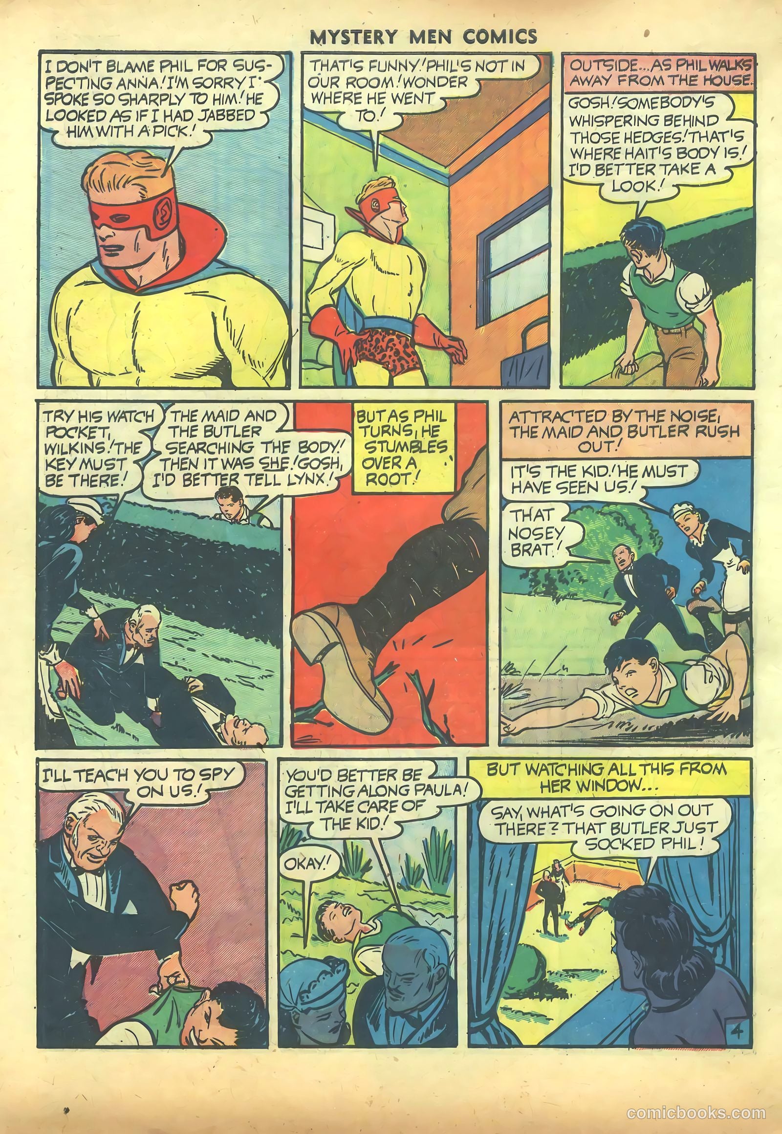 Mystery Men Comics #27 (1941) — page 56 of 68