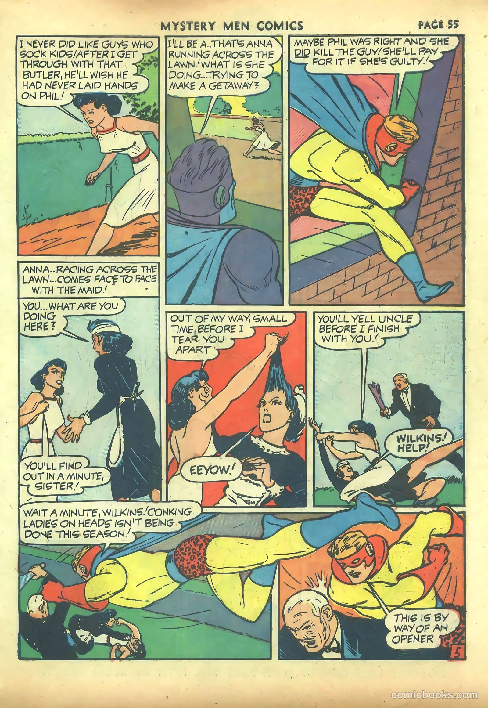 Mystery Men Comics #27 (1941) — page 57 of 68