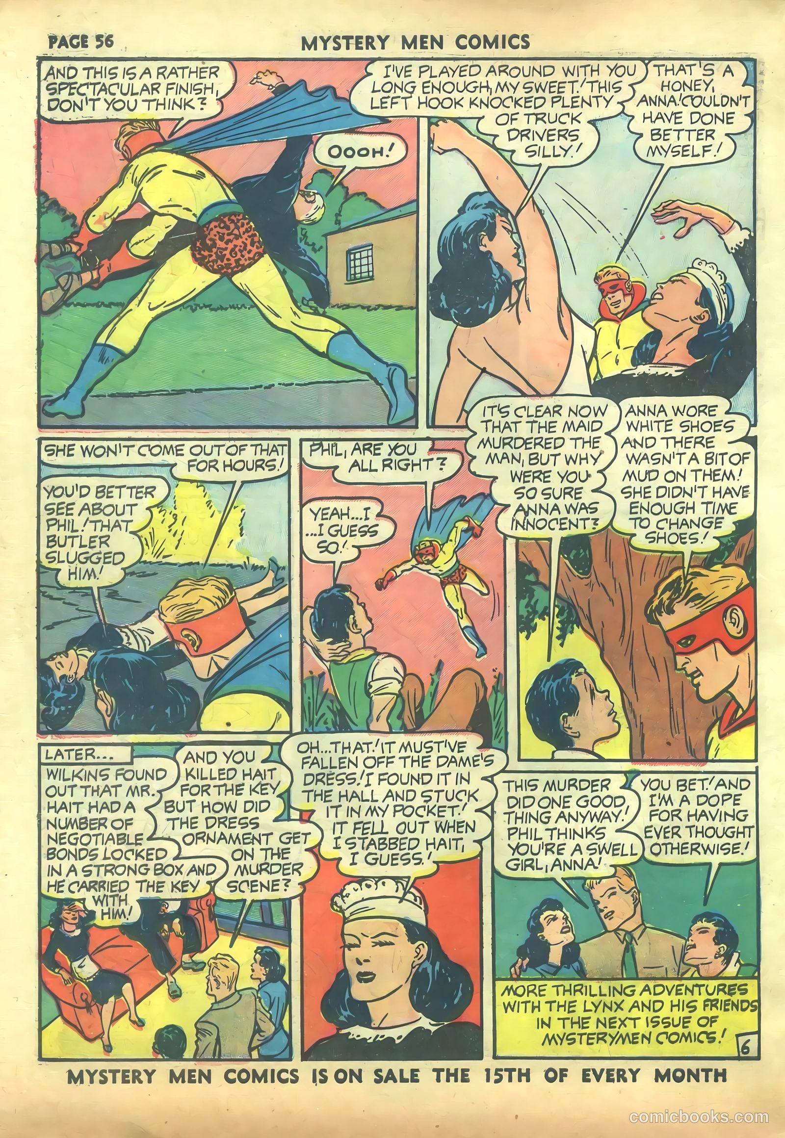 Mystery Men Comics #27 (1941) — page 58 of 68
