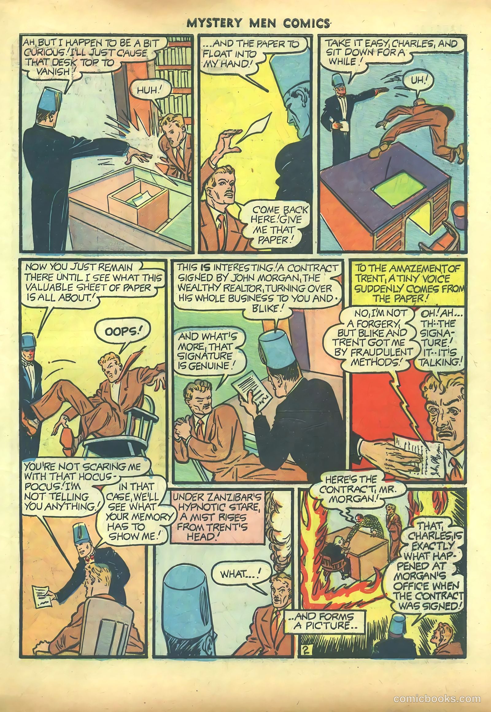 Mystery Men Comics #27 (1941) — page 61 of 68