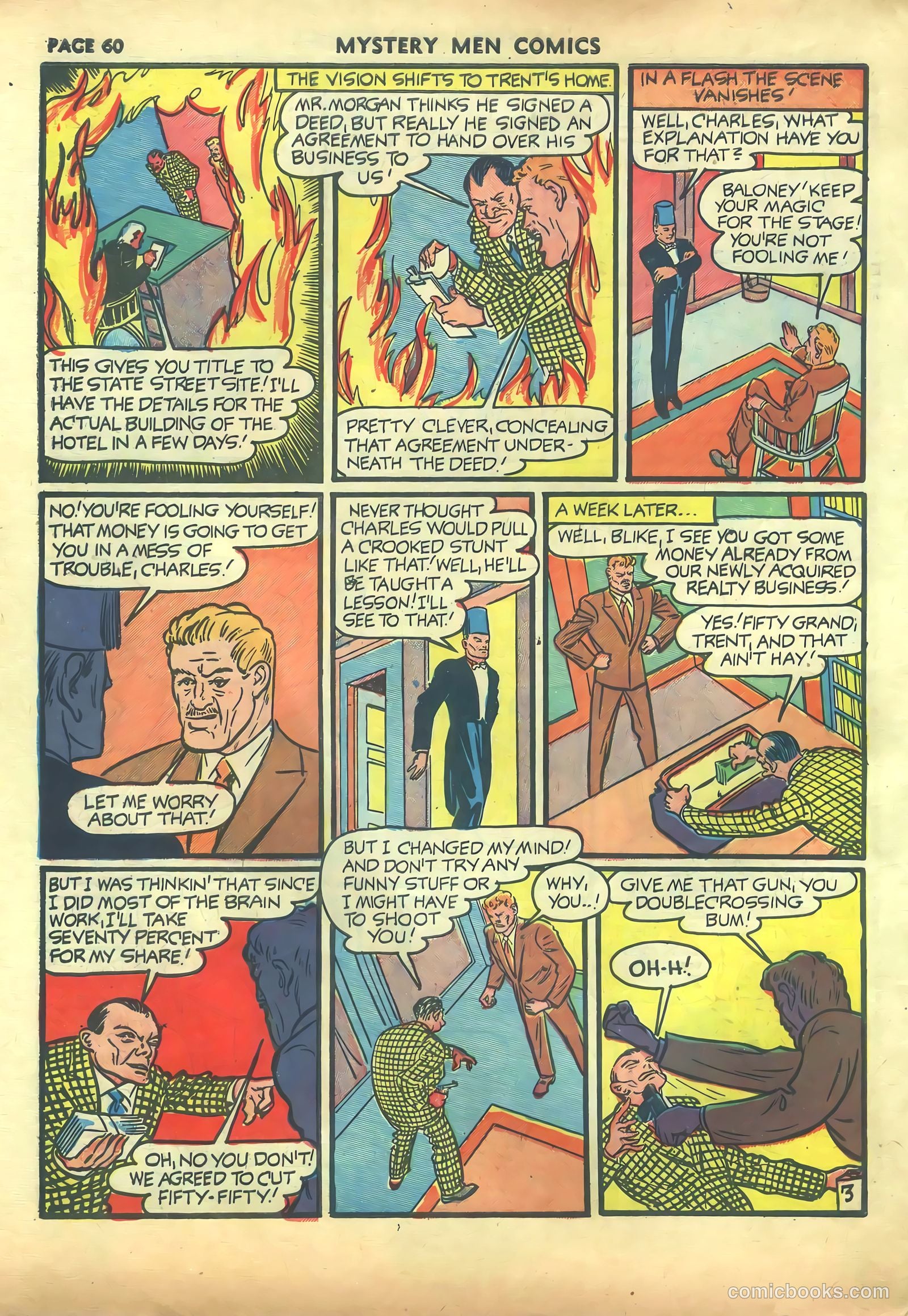 Mystery Men Comics #27 (1941) — page 62 of 68
