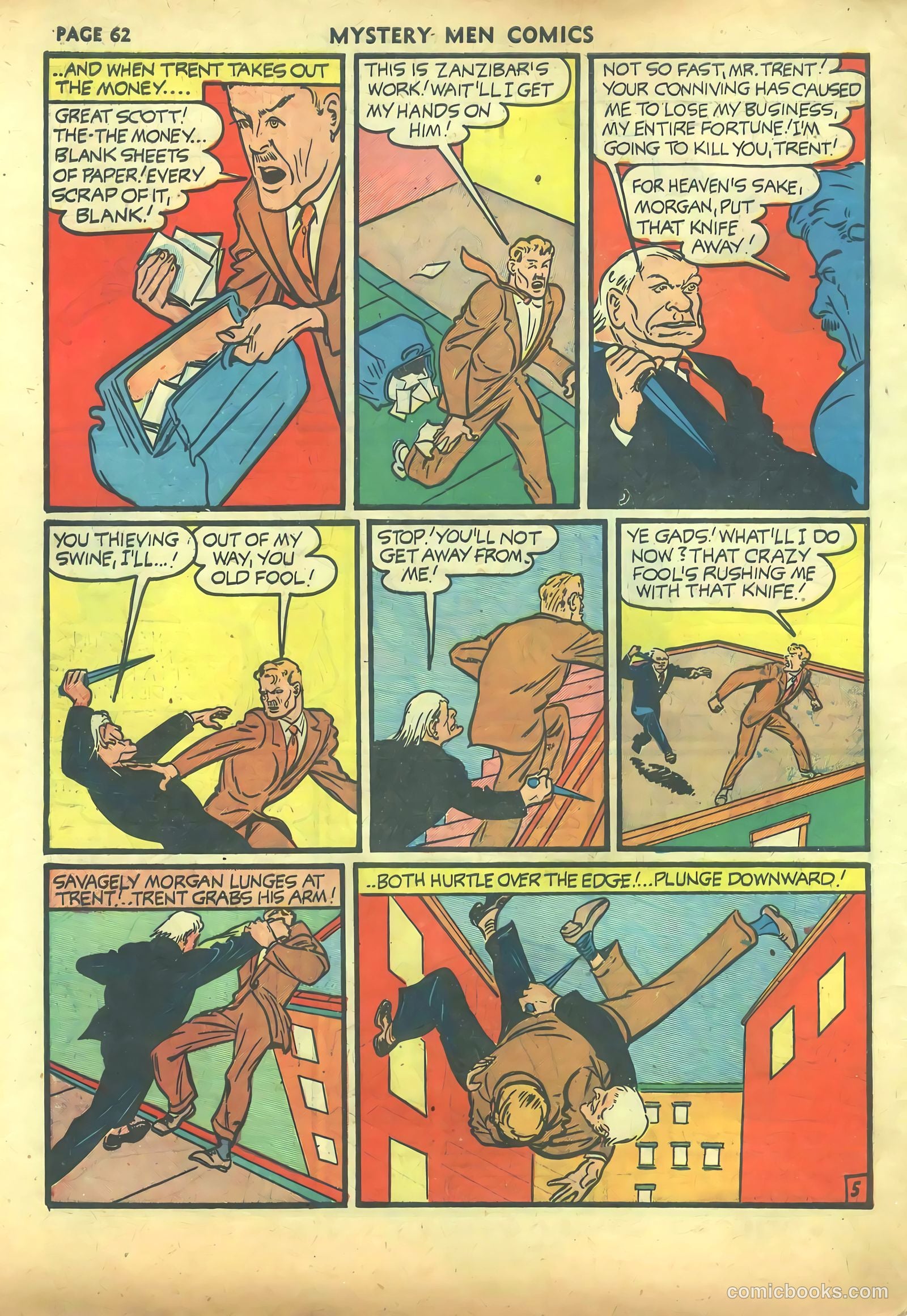 Mystery Men Comics #27 (1941) — page 64 of 68