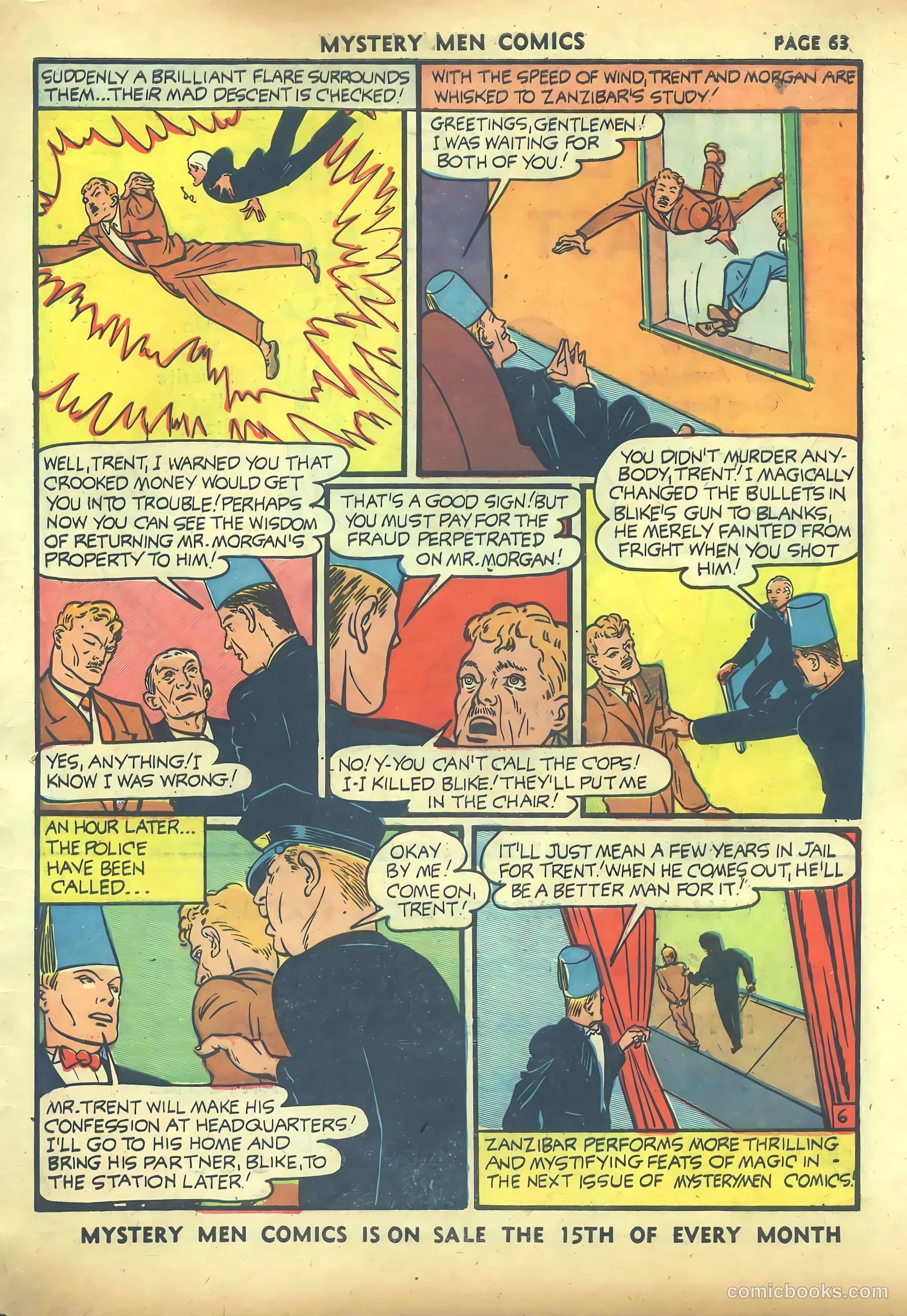 Mystery Men Comics #27 (1941) — page 65 of 68