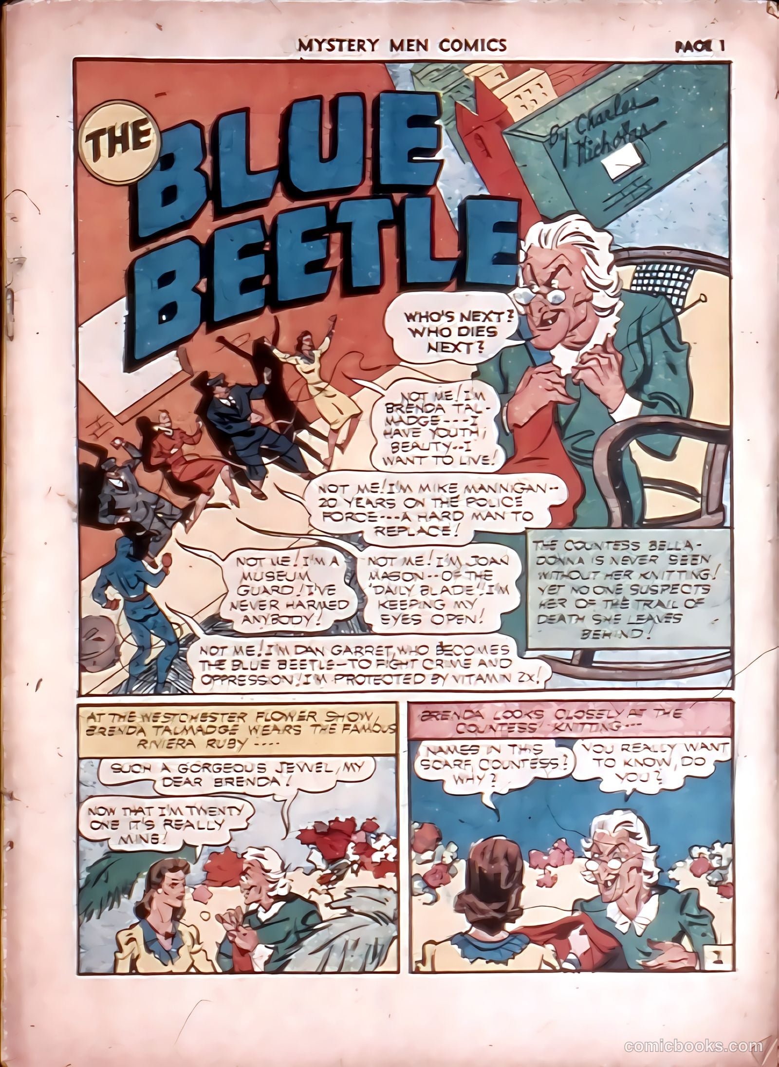 Mystery Men Comics #28 (1941) — page 3 of 67