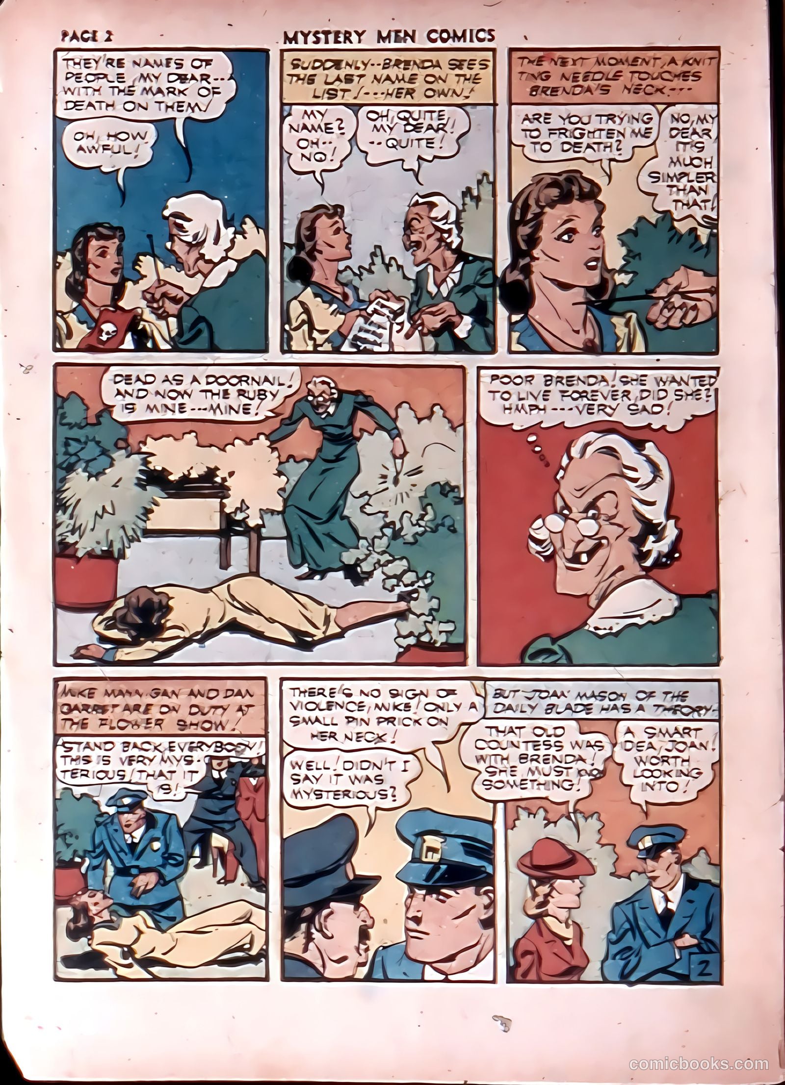 Mystery Men Comics #28 (1941) — page 4 of 67