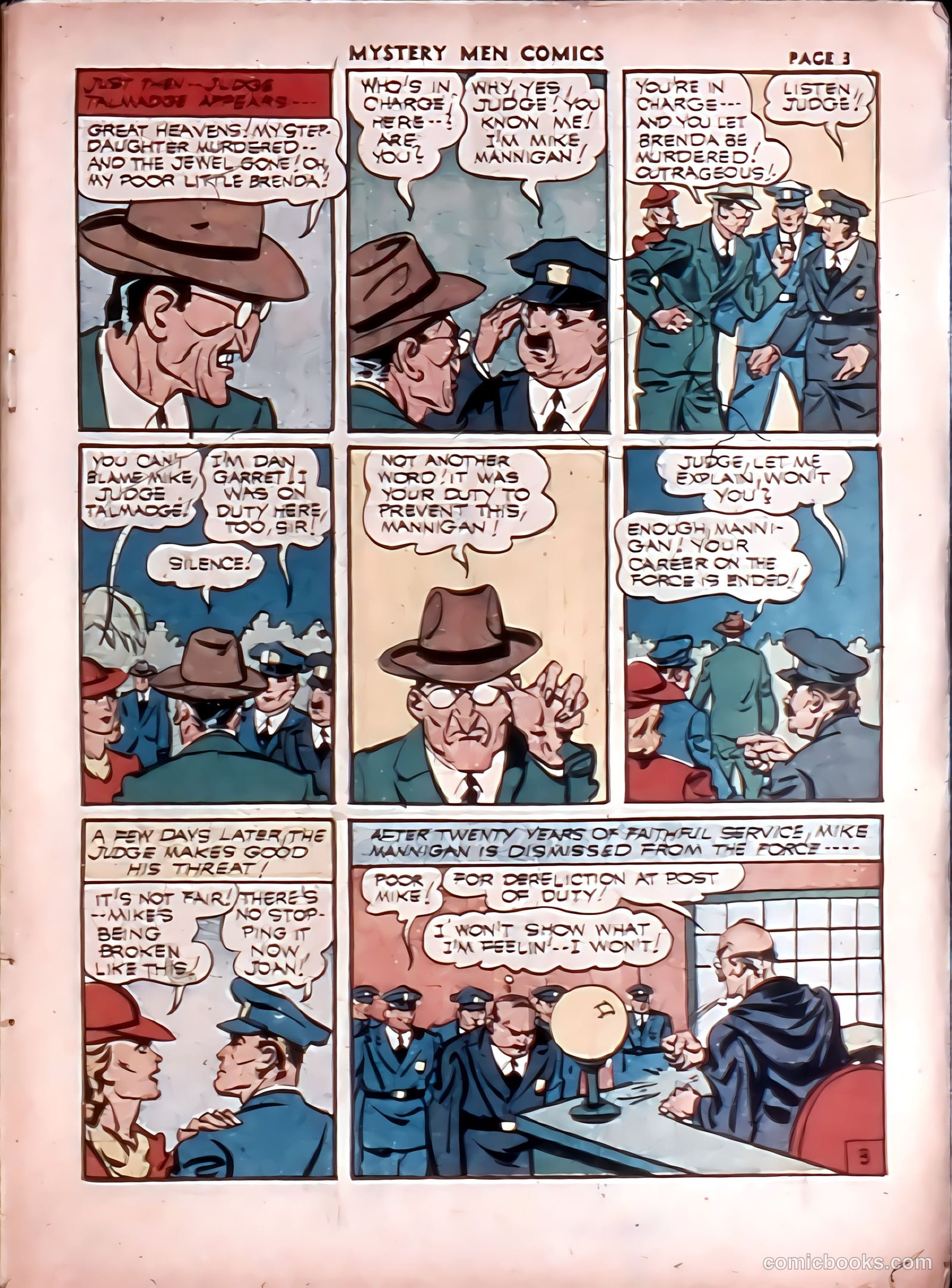 Mystery Men Comics #28 (1941) — page 5 of 67