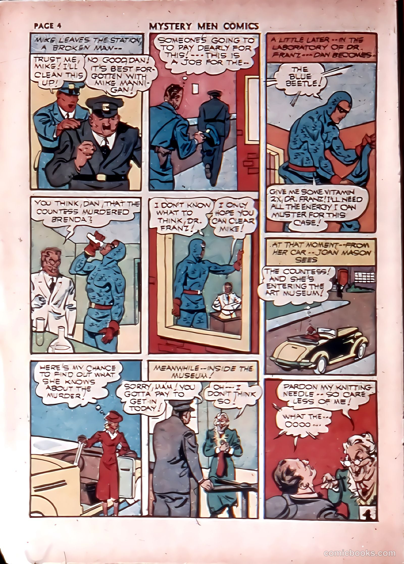 Mystery Men Comics #28 (1941) — page 6 of 67
