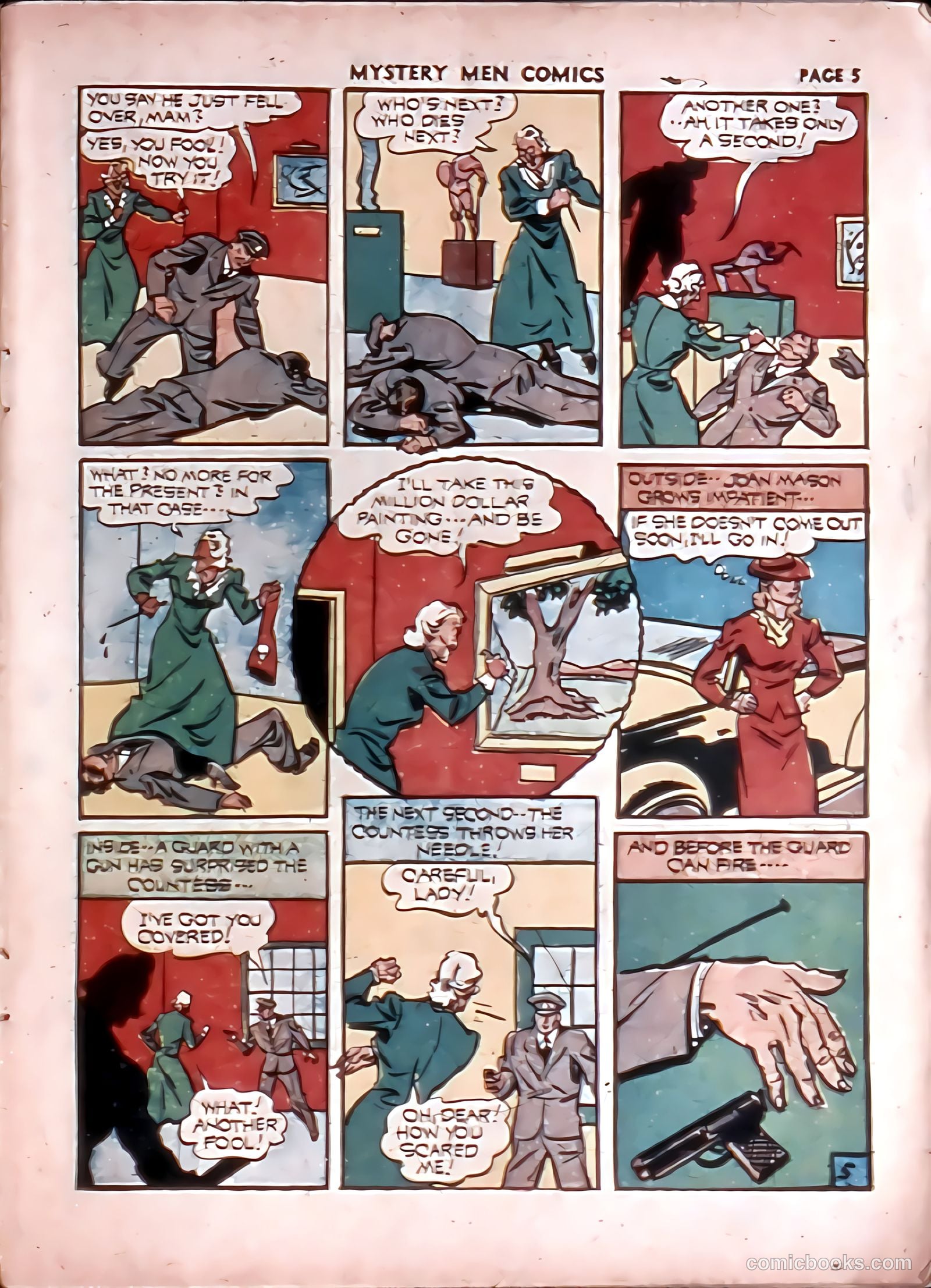 Mystery Men Comics #28 (1941) — page 7 of 67