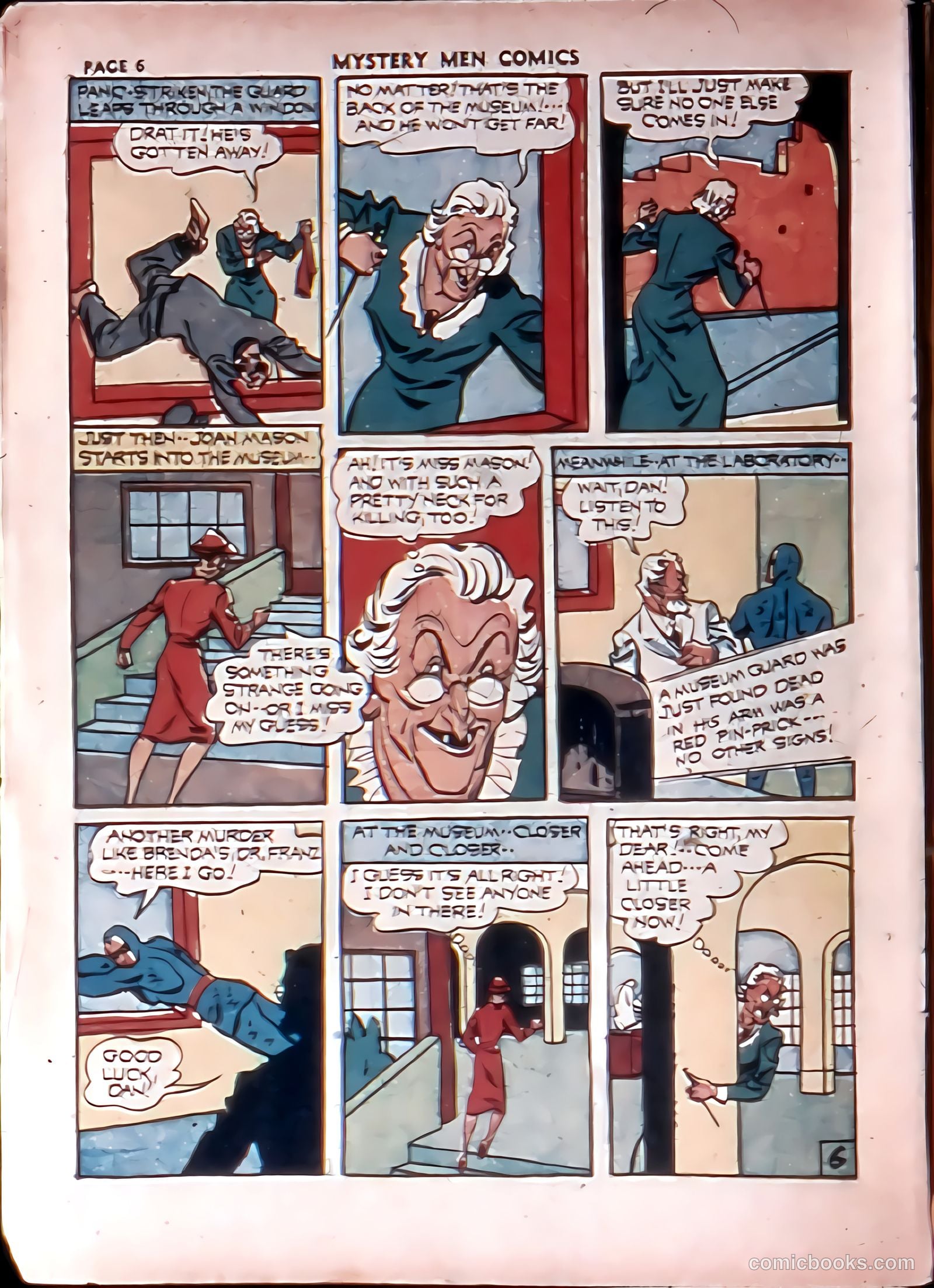 Mystery Men Comics #28 (1941) — page 8 of 67