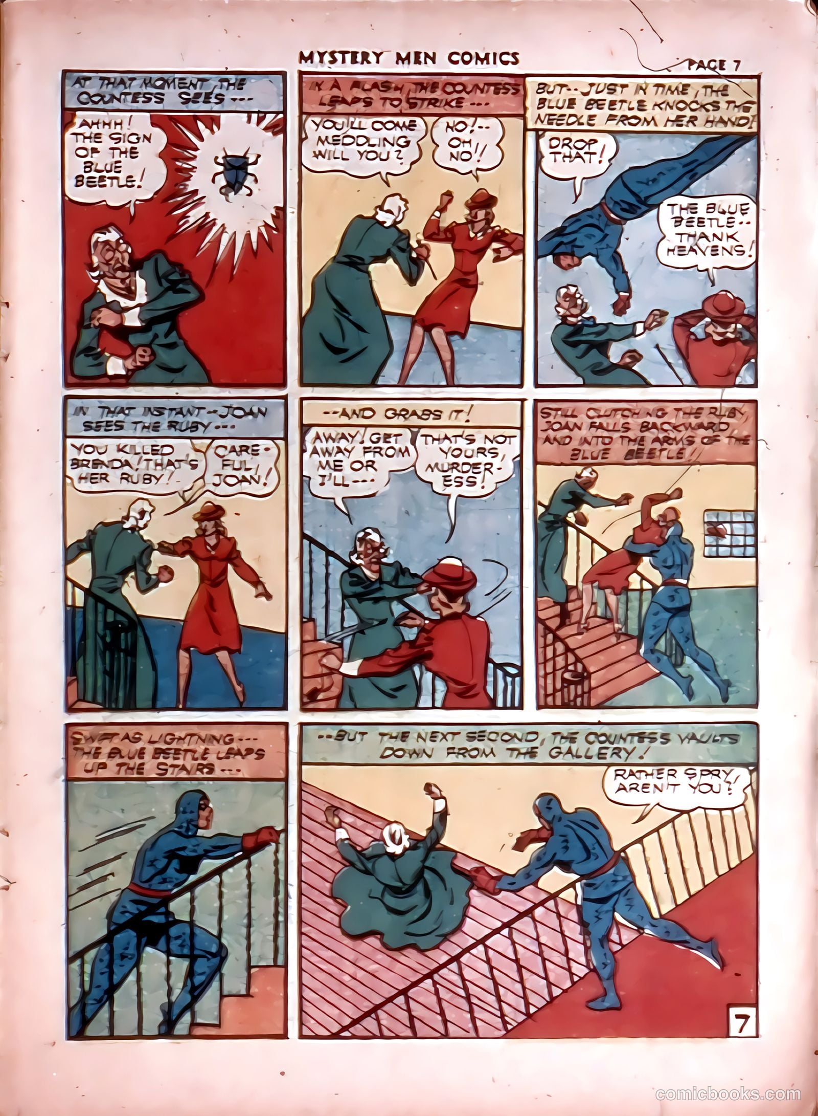 Mystery Men Comics #28 (1941) — page 9 of 67