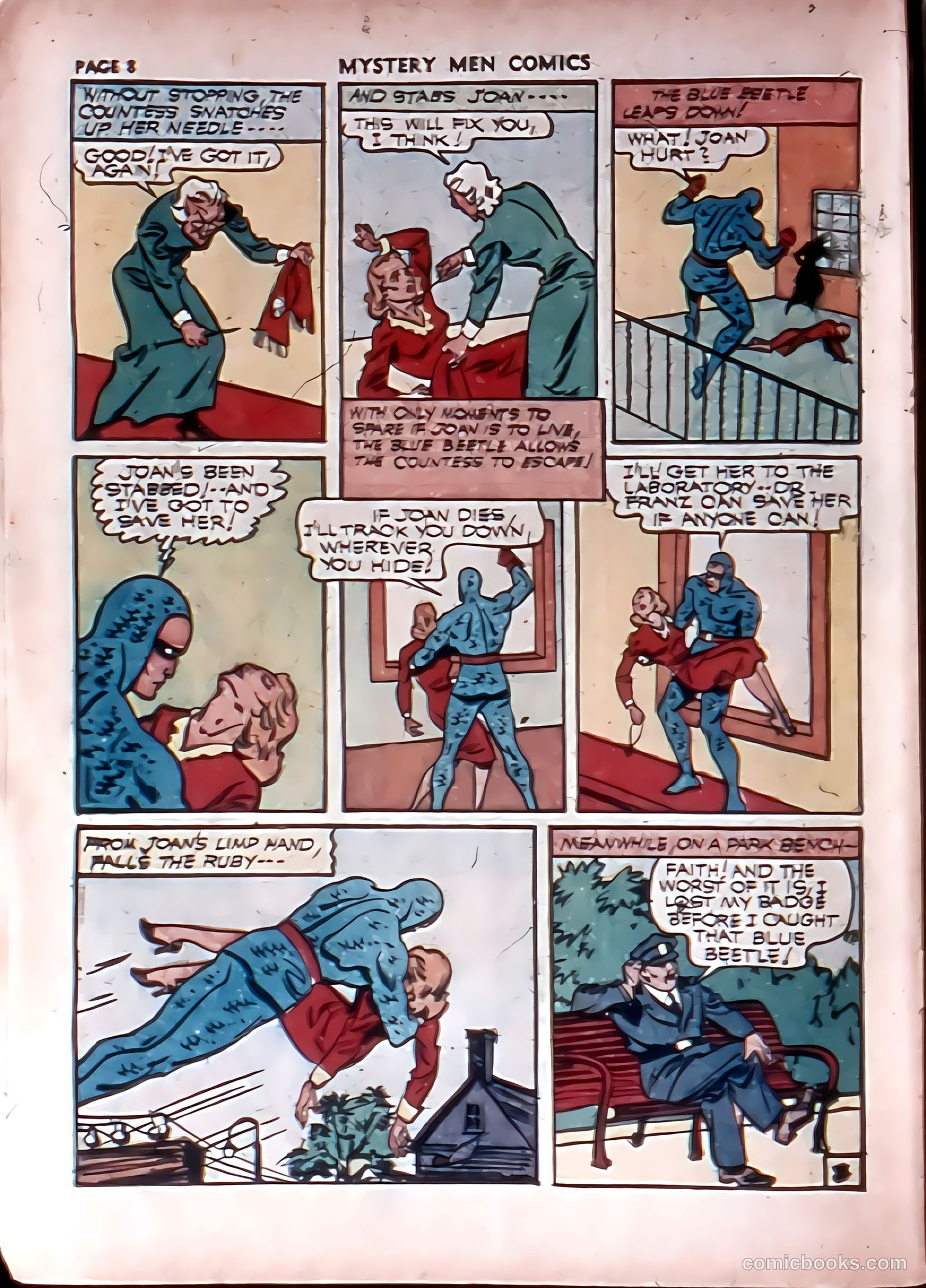 Mystery Men Comics #28 (1941) — page 10 of 67