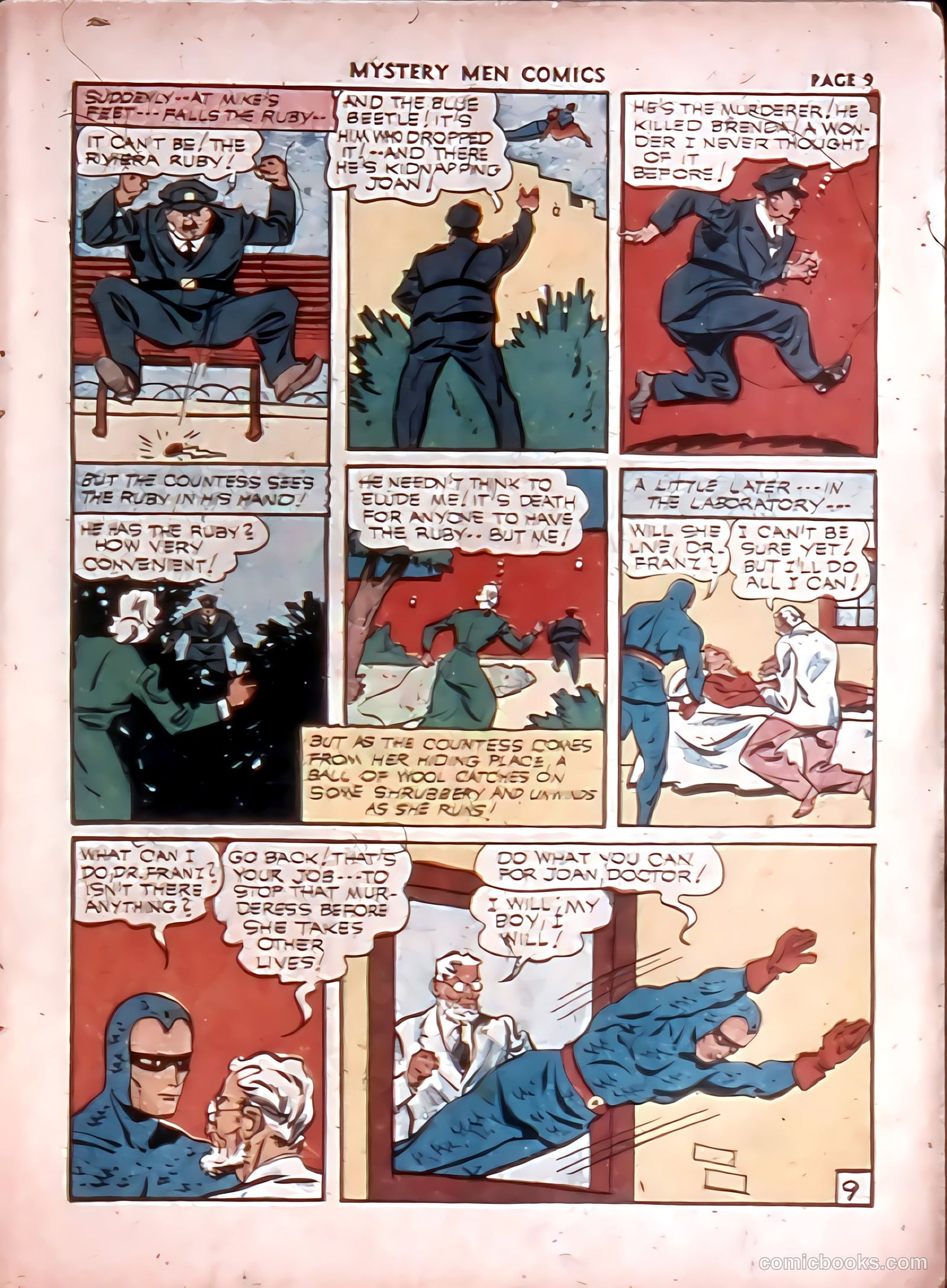 Mystery Men Comics #28 (1941) — page 11 of 67