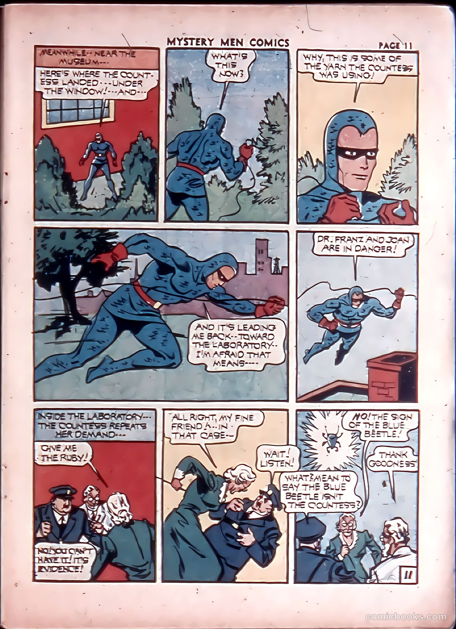 Mystery Men Comics #28 (1941) — page 13 of 67
