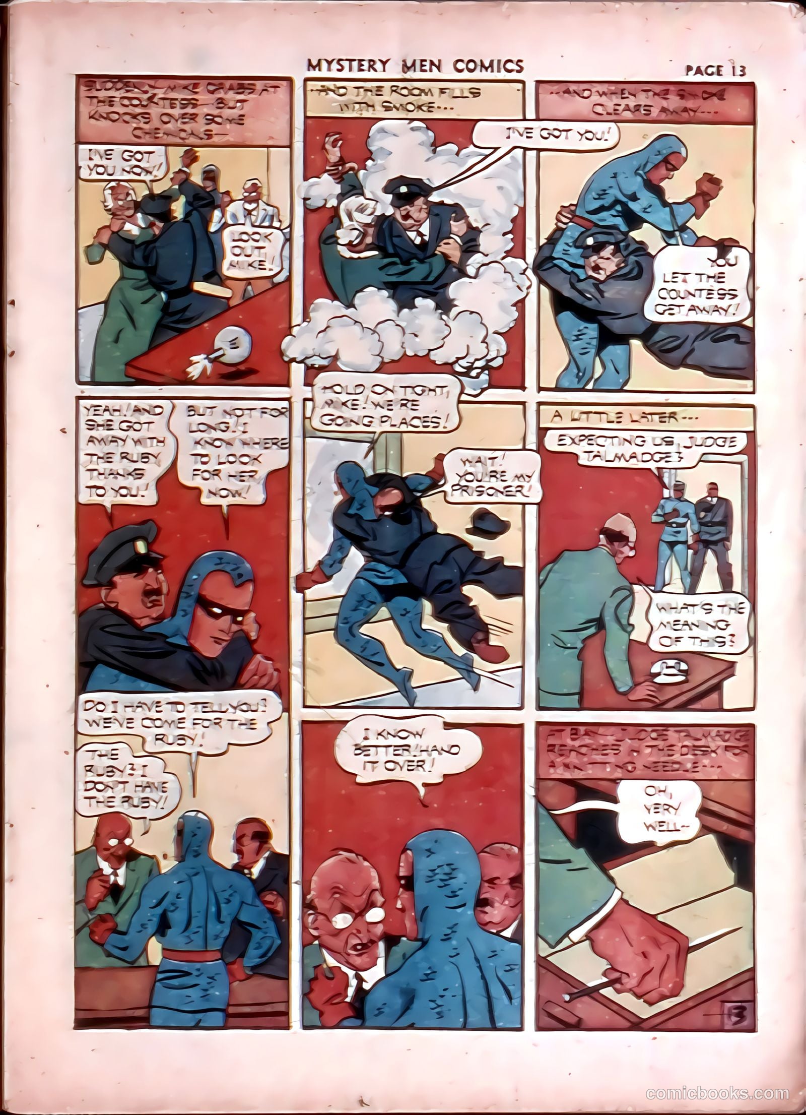 Mystery Men Comics #28 (1941) — page 15 of 67