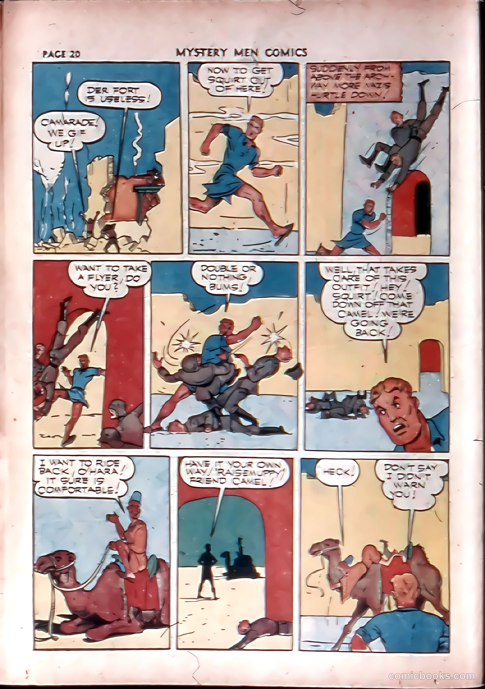 Mystery Men Comics #28 (1941) — page 22 of 67