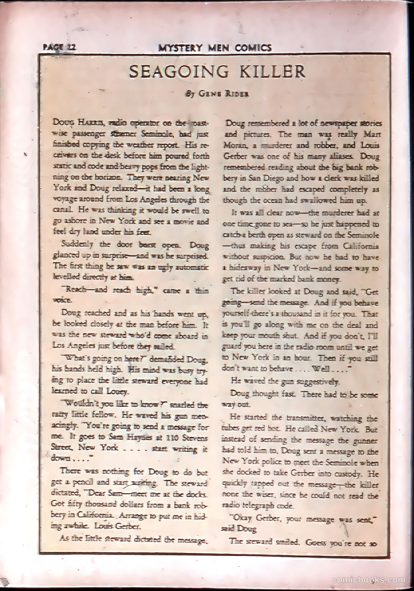 Mystery Men Comics #28 (1941) — page 24 of 67