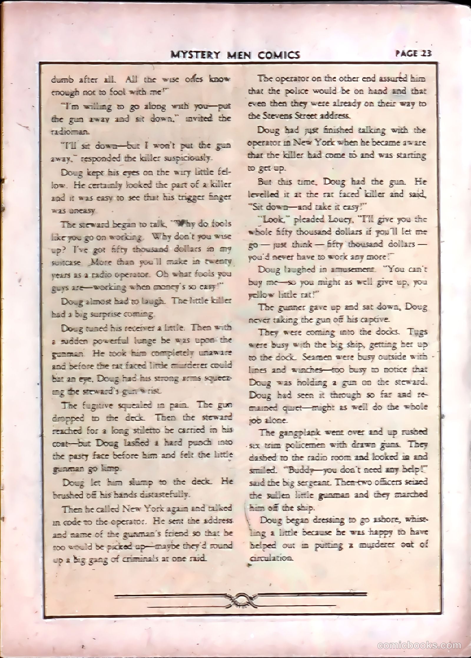 Mystery Men Comics #28 (1941) — page 25 of 67