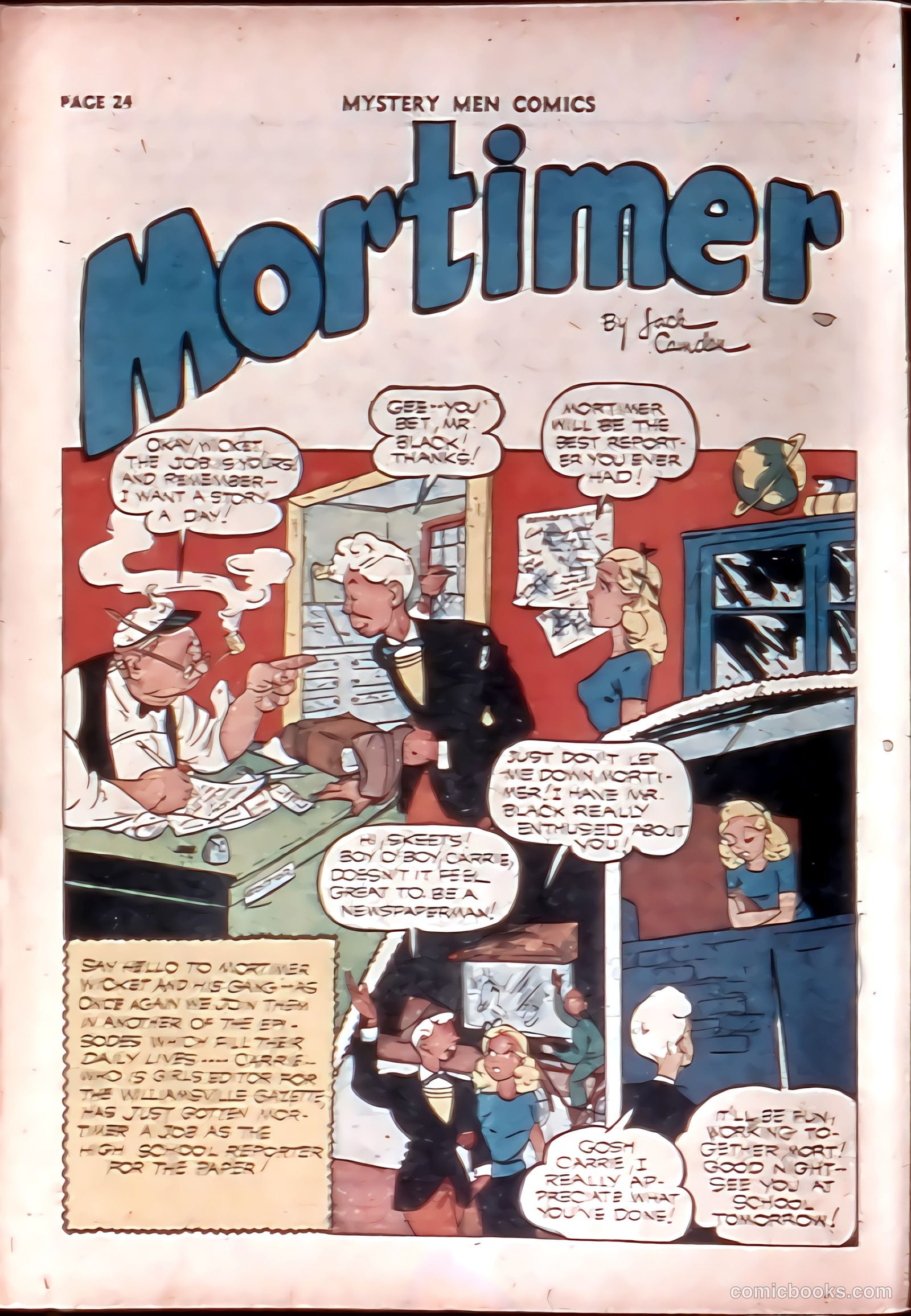 Mystery Men Comics #28 (1941) — page 26 of 67