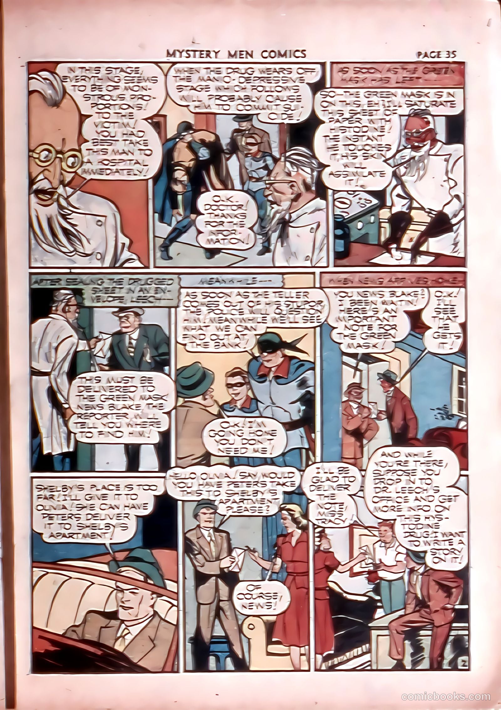 Mystery Men Comics #28 (1941) — page 36 of 67