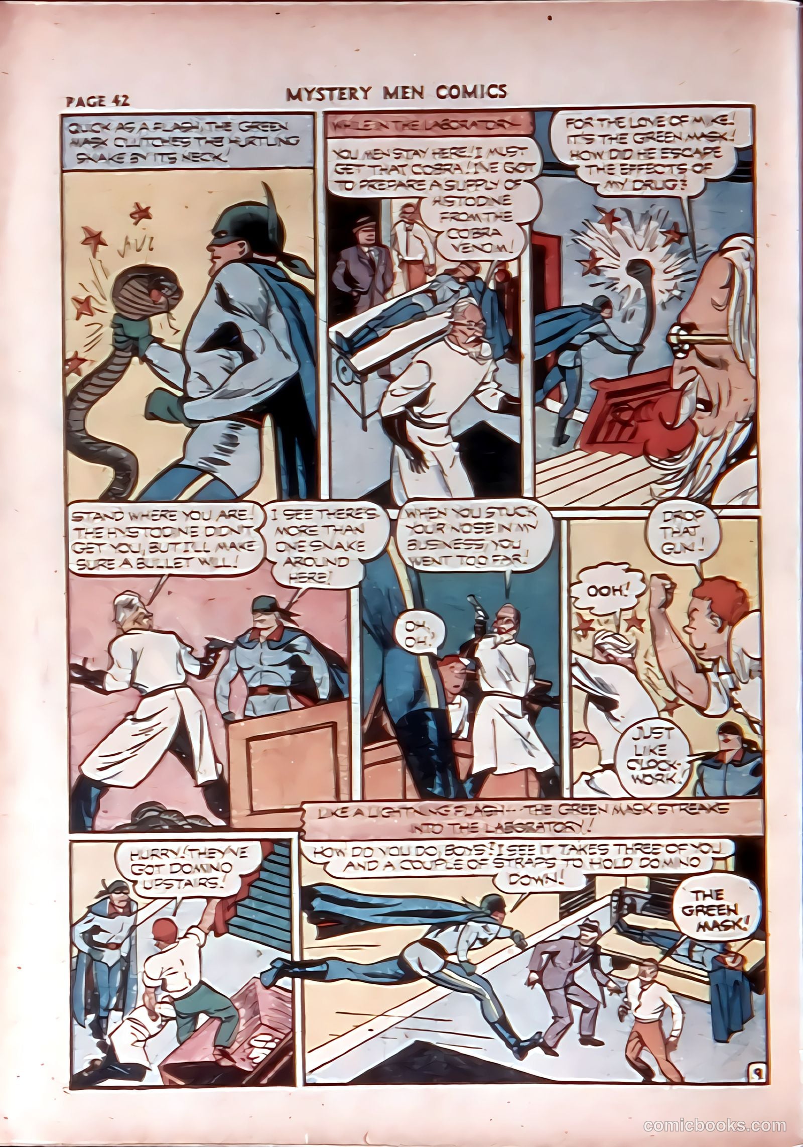 Mystery Men Comics #28 (1941) — page 43 of 67