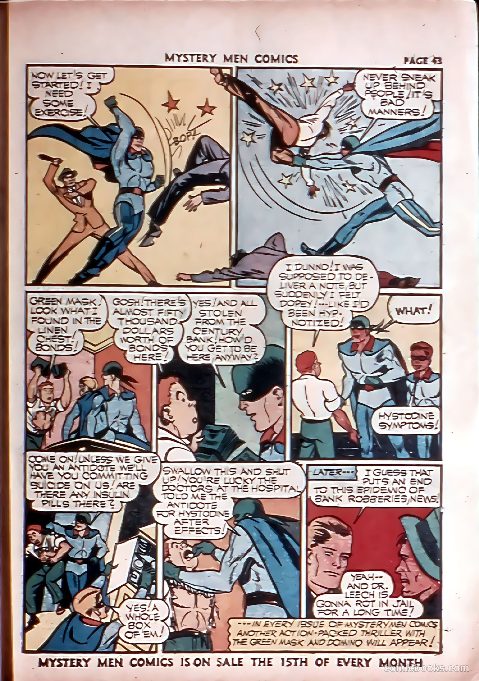 Mystery Men Comics #28 (1941) — page 44 of 67