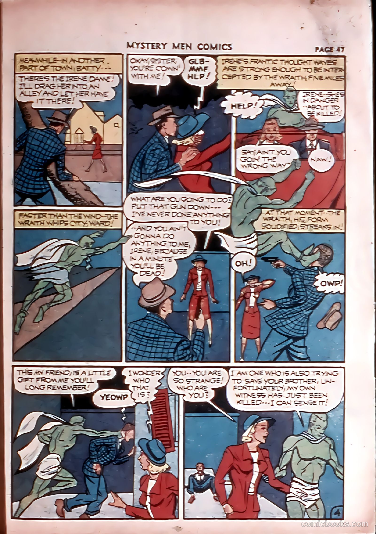 Mystery Men Comics #28 (1941) — page 48 of 67