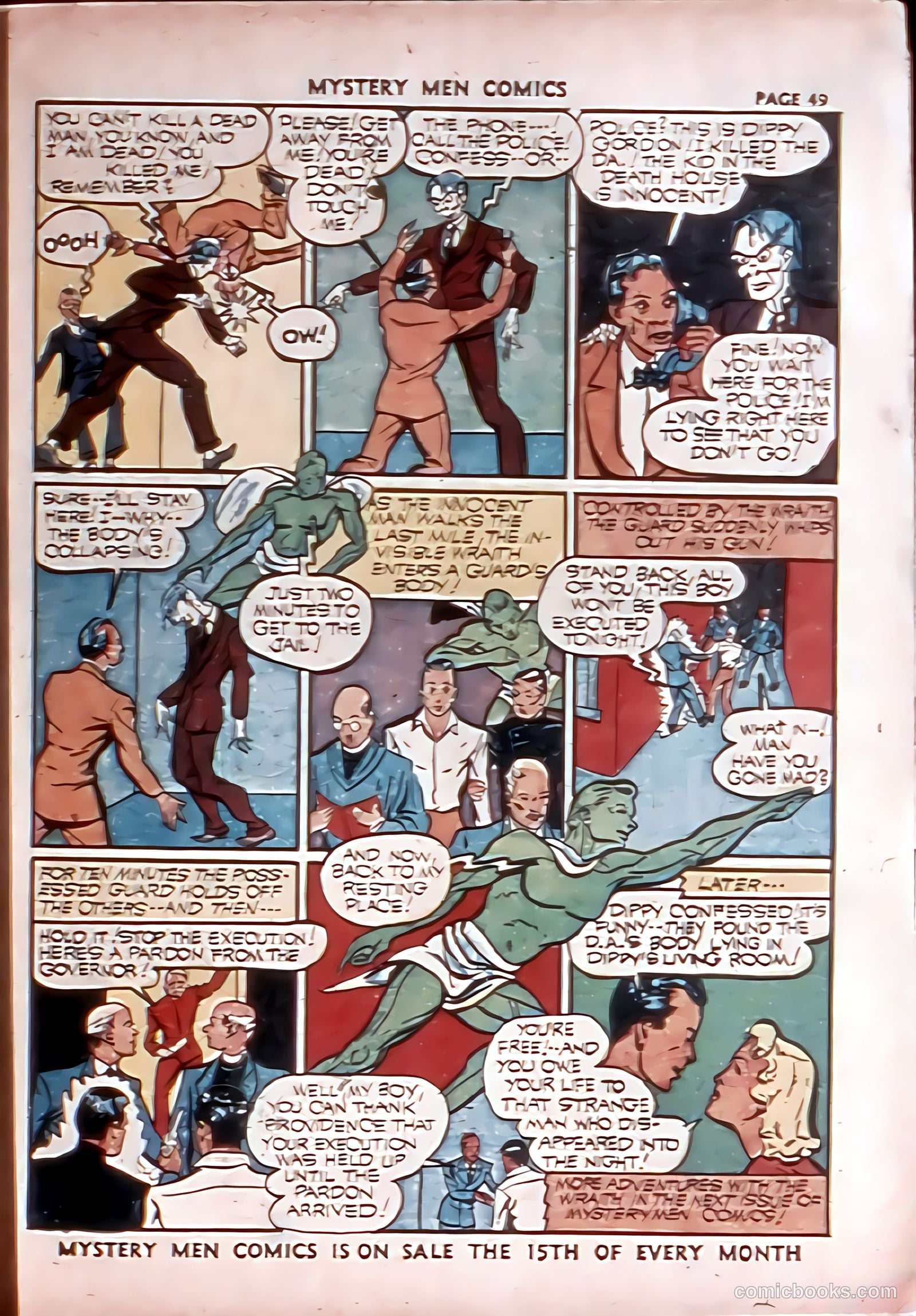 Mystery Men Comics #28 (1941) — page 50 of 67