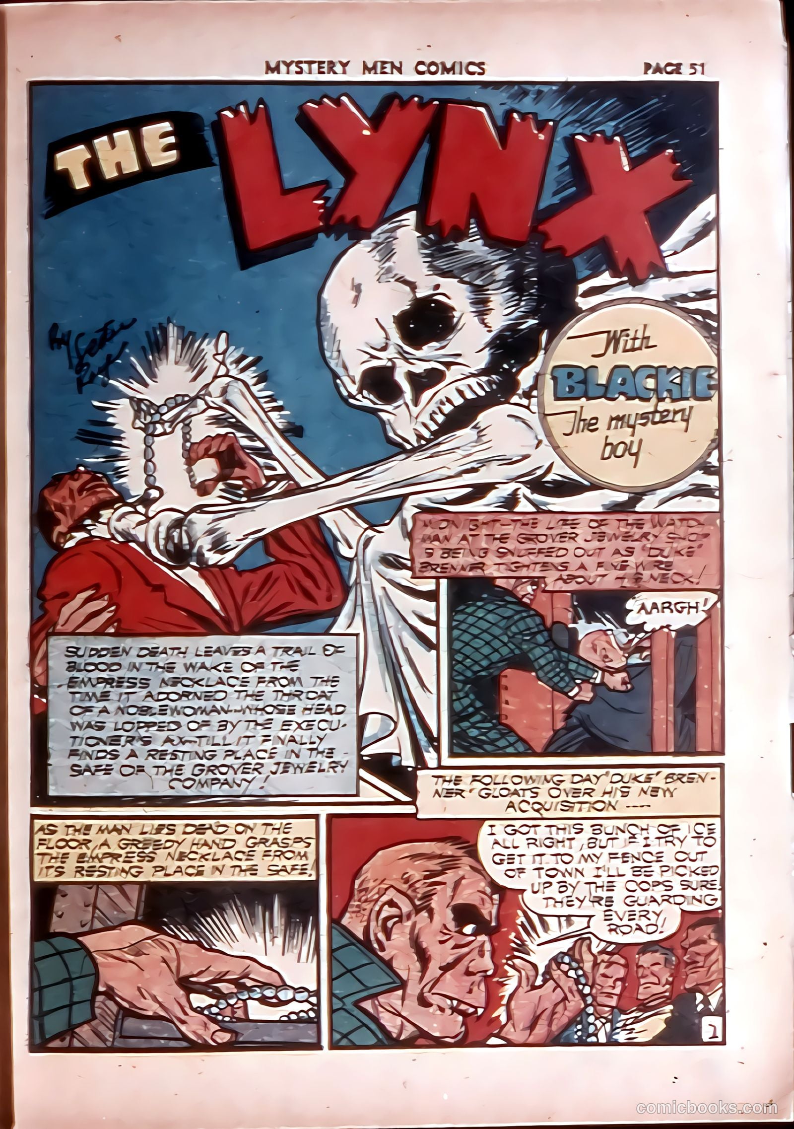 Mystery Men Comics #28 (1941) — page 52 of 67