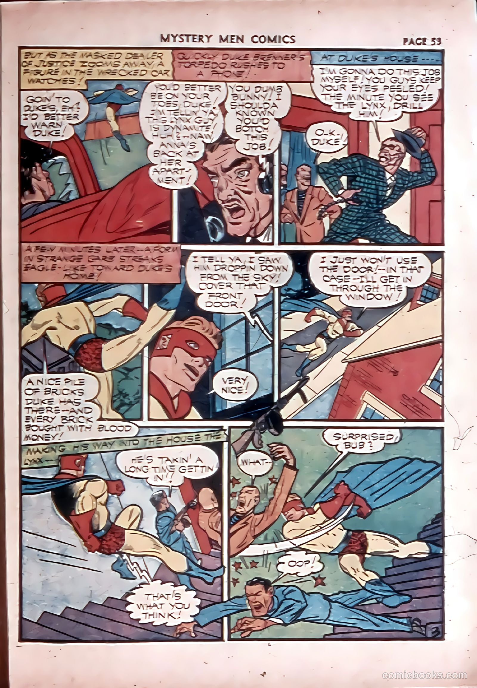 Mystery Men Comics #28 (1941) — page 54 of 67